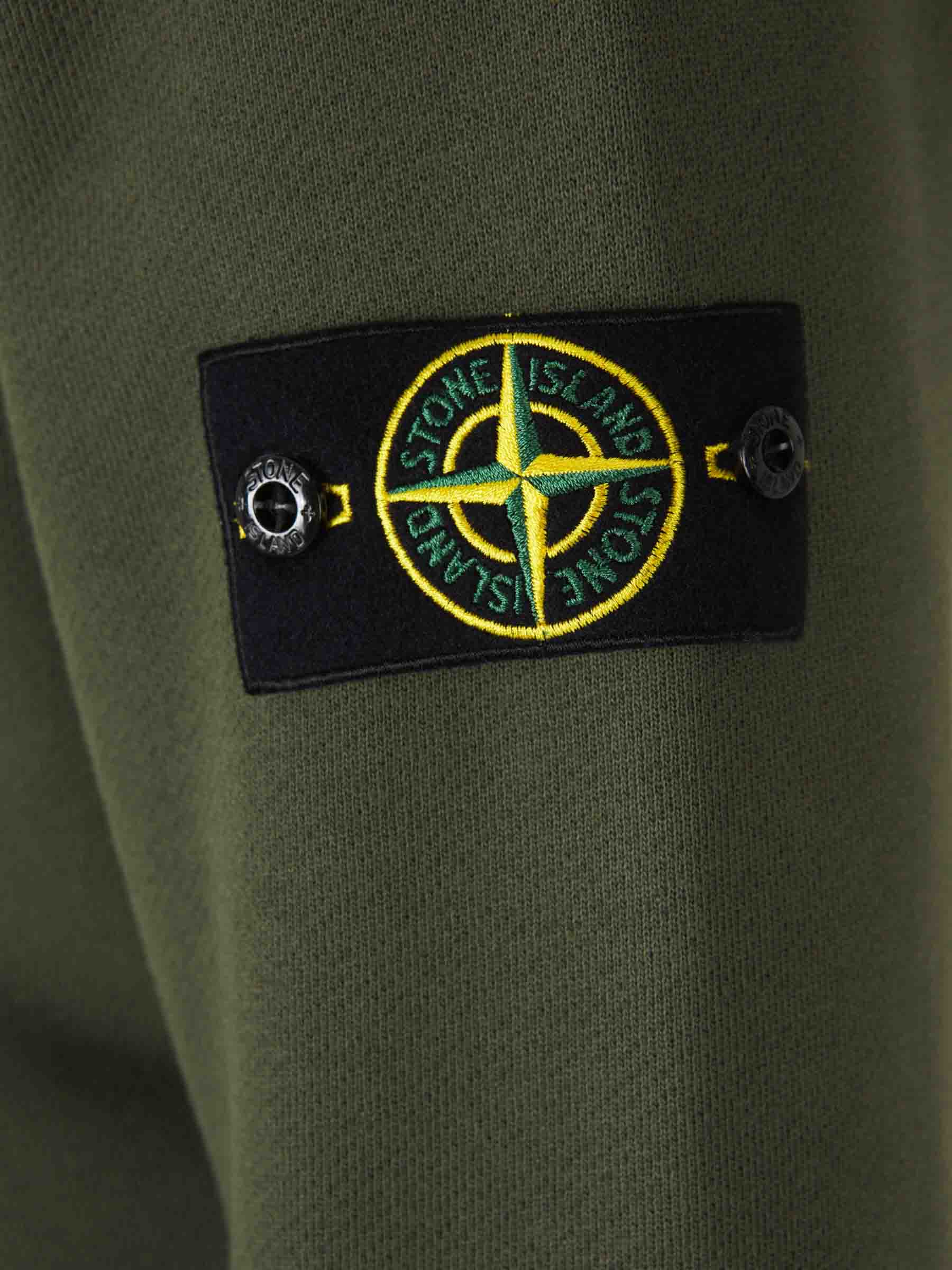 Outlet online Stone Island Hombre Sudadera Capucha Algodón color Verde Militar sku 545-001661 01 - Foto 6