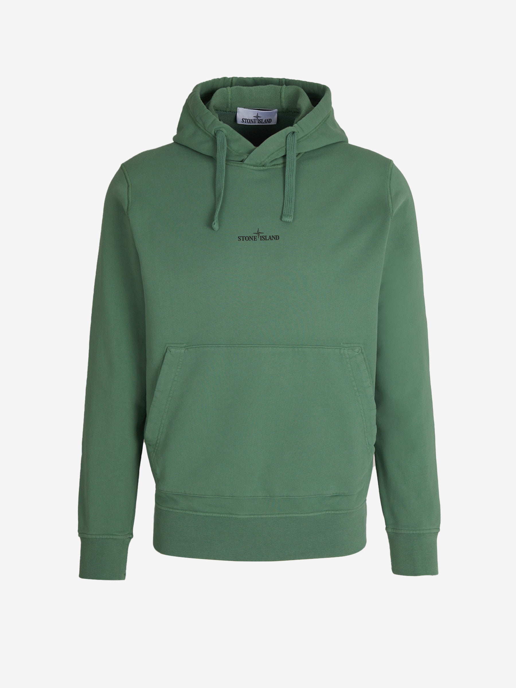 Outlet online Stone Island Hombre Sudadera Logo Algodón color Verde sku 545-001662 02 - Foto 1