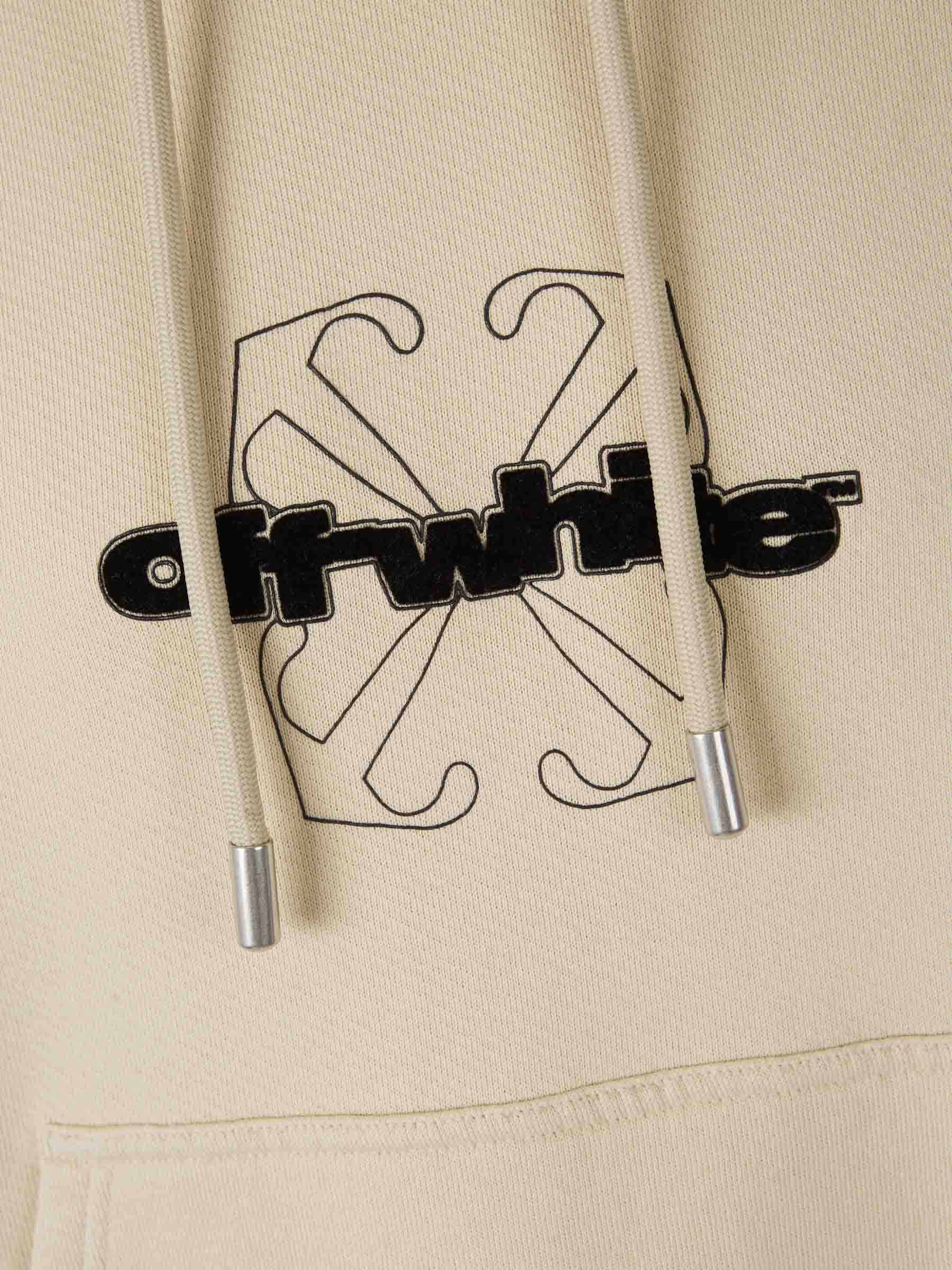 Outlet online Off-White Hombre Sudadera Logo Algodón color Beige sku 545-001675 01 - Foto 4