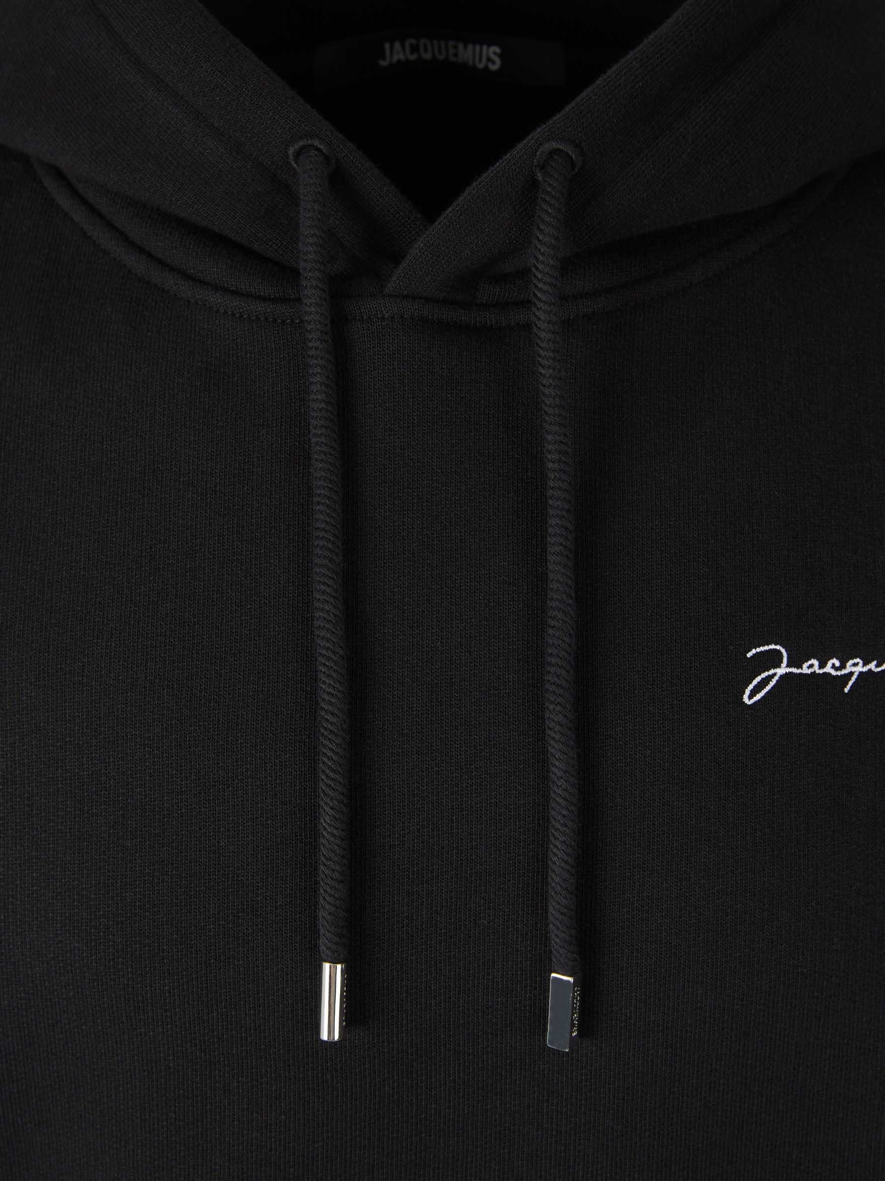 Outlet online Jacquemus Hombre Sudadera Le Brode color Negro sku 545-001688 02 - Foto 3