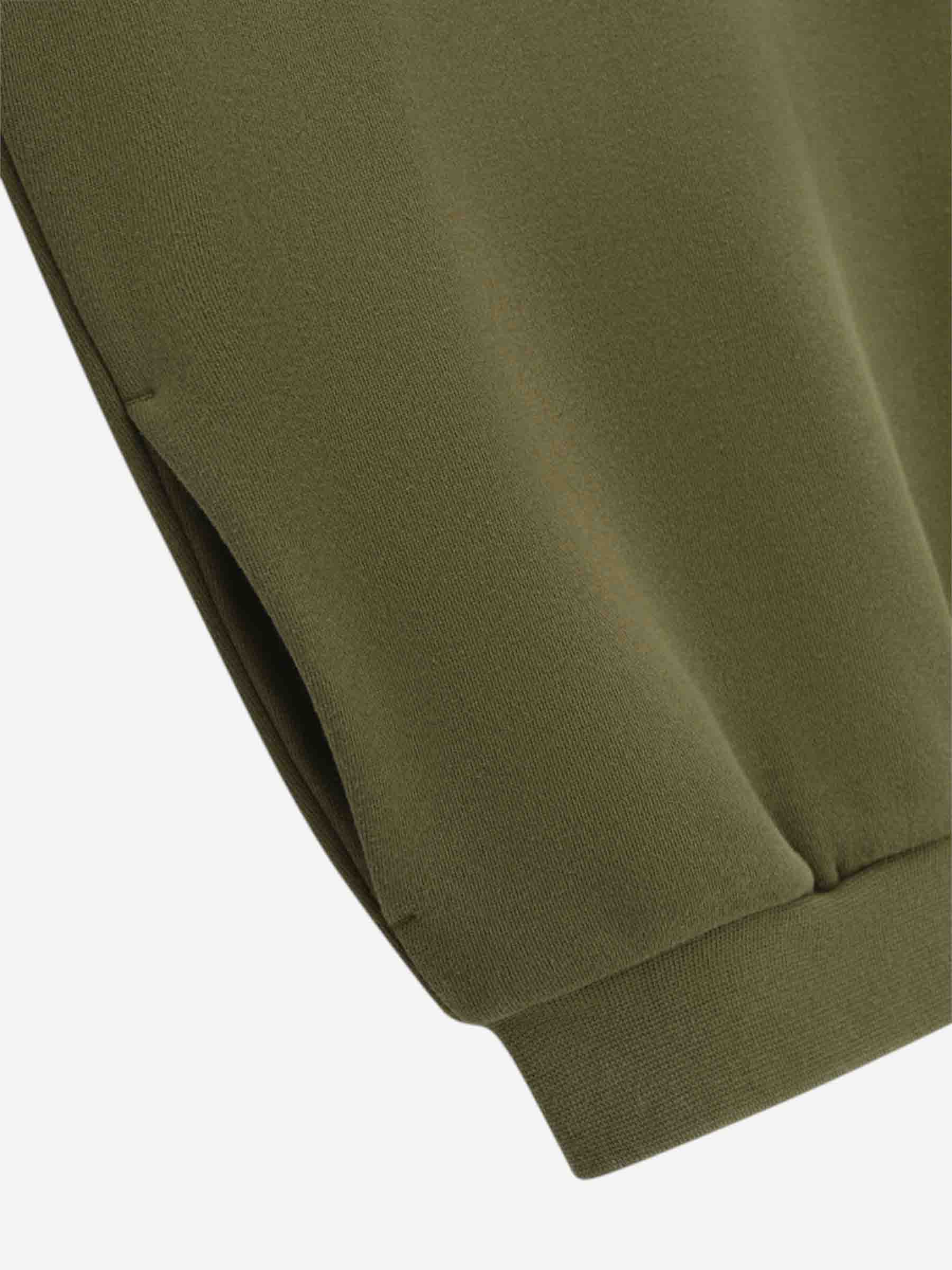 Outlet online Fear of God Essentials Hombre Jersey Crewneck Logo color Verde Militar sku 545-001699 03 - Foto 3