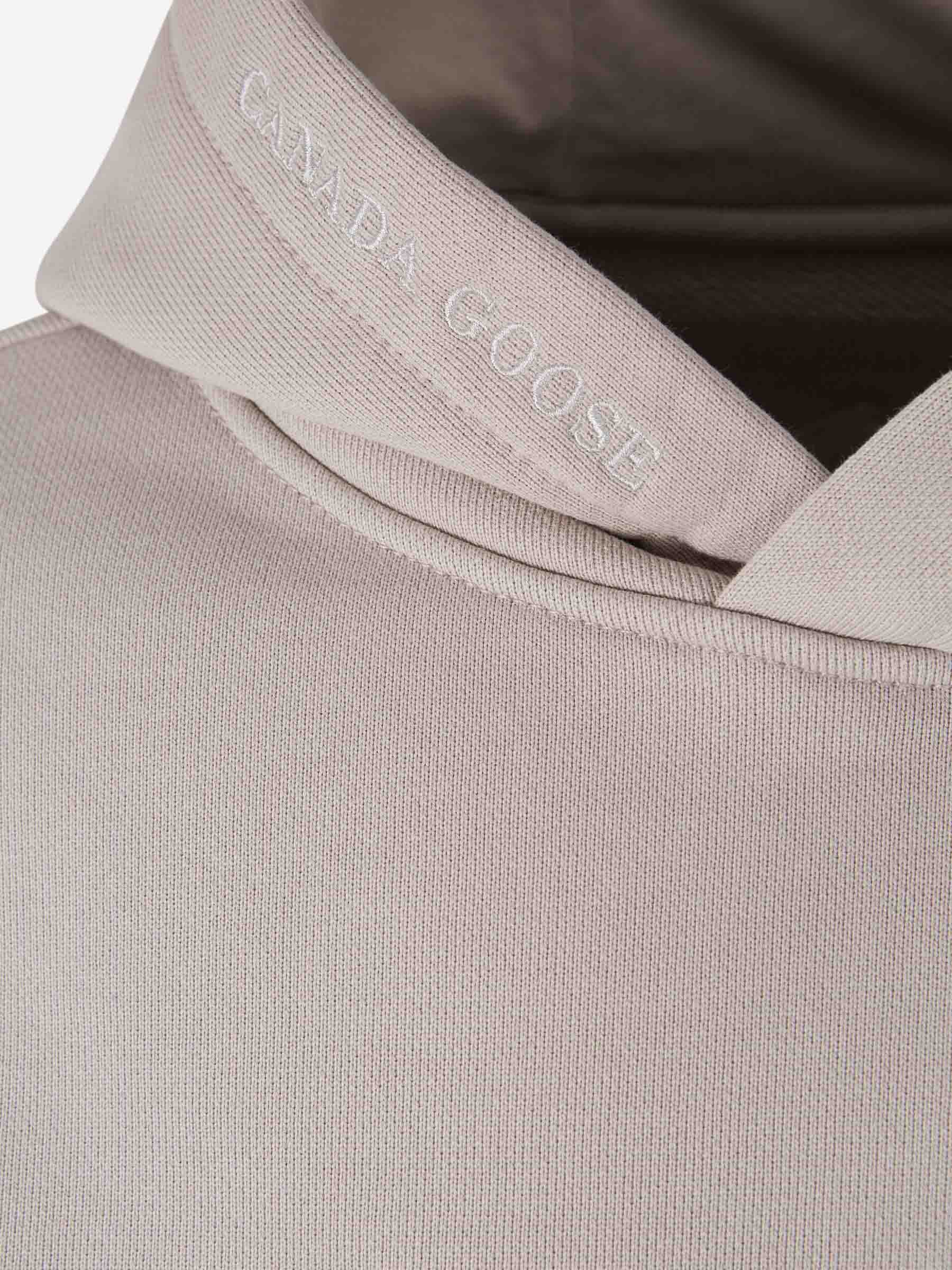Outlet online Canada Goose Hombre Sudadera Logo Parche color Beige sku 545-001701 01 - Foto 3