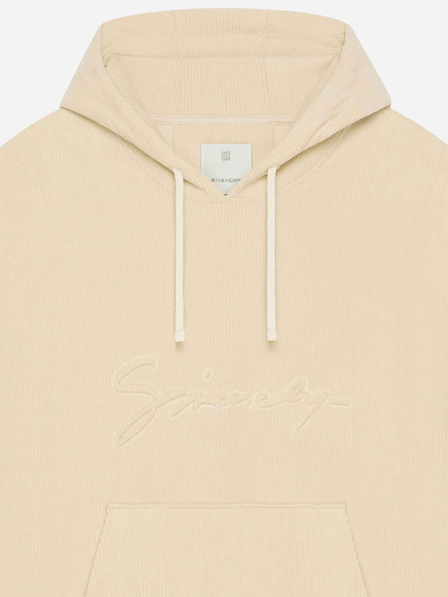 Givenchy Hombre Barcelona Sudadera Capucha Terciopelo color Beige sku 545-001765 01 - Foto 2