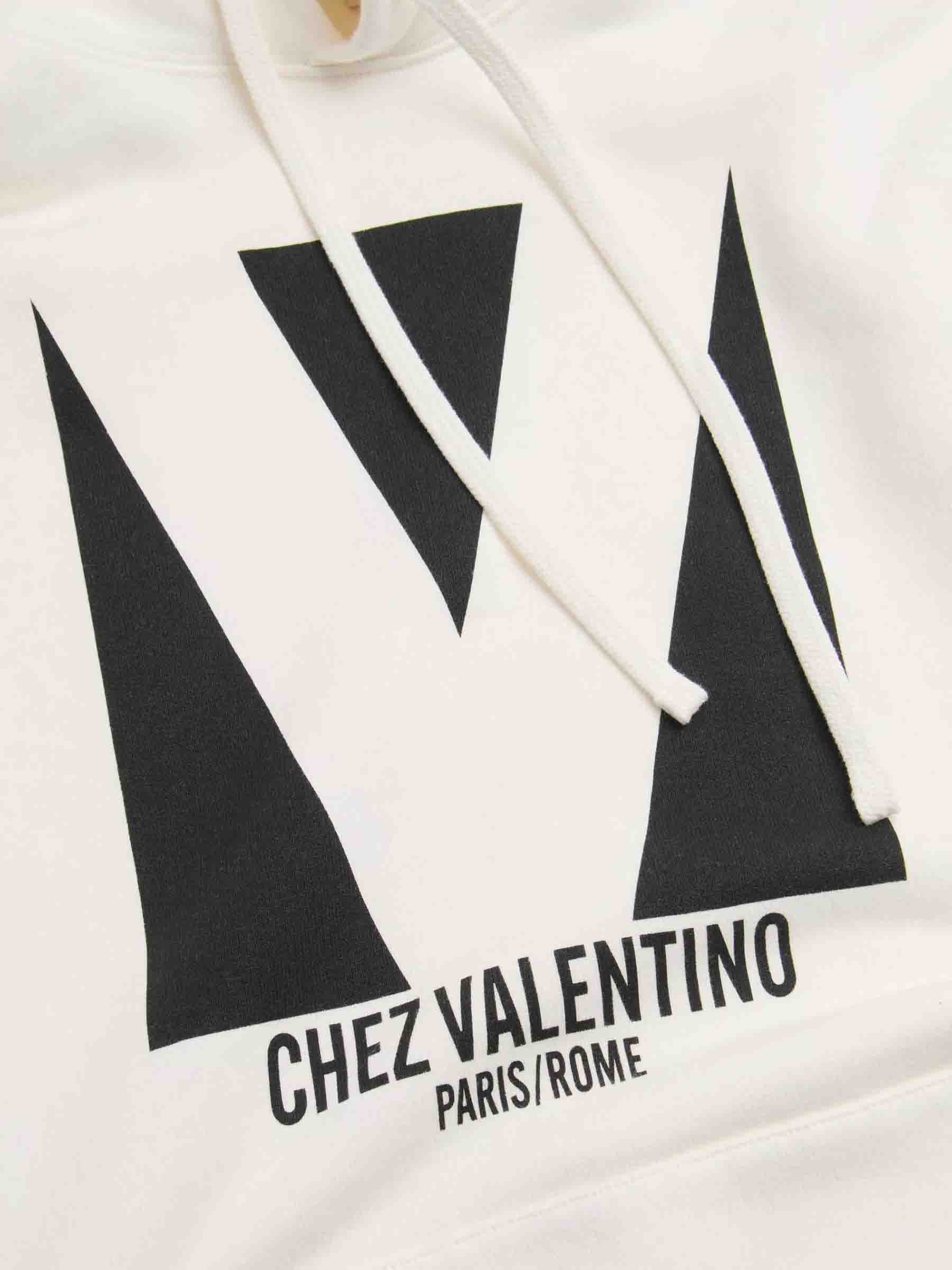 Valentino Hombre Barcelona Sudadera Capucha Algodón color Marfil sku 545-001770 01 - Foto 2