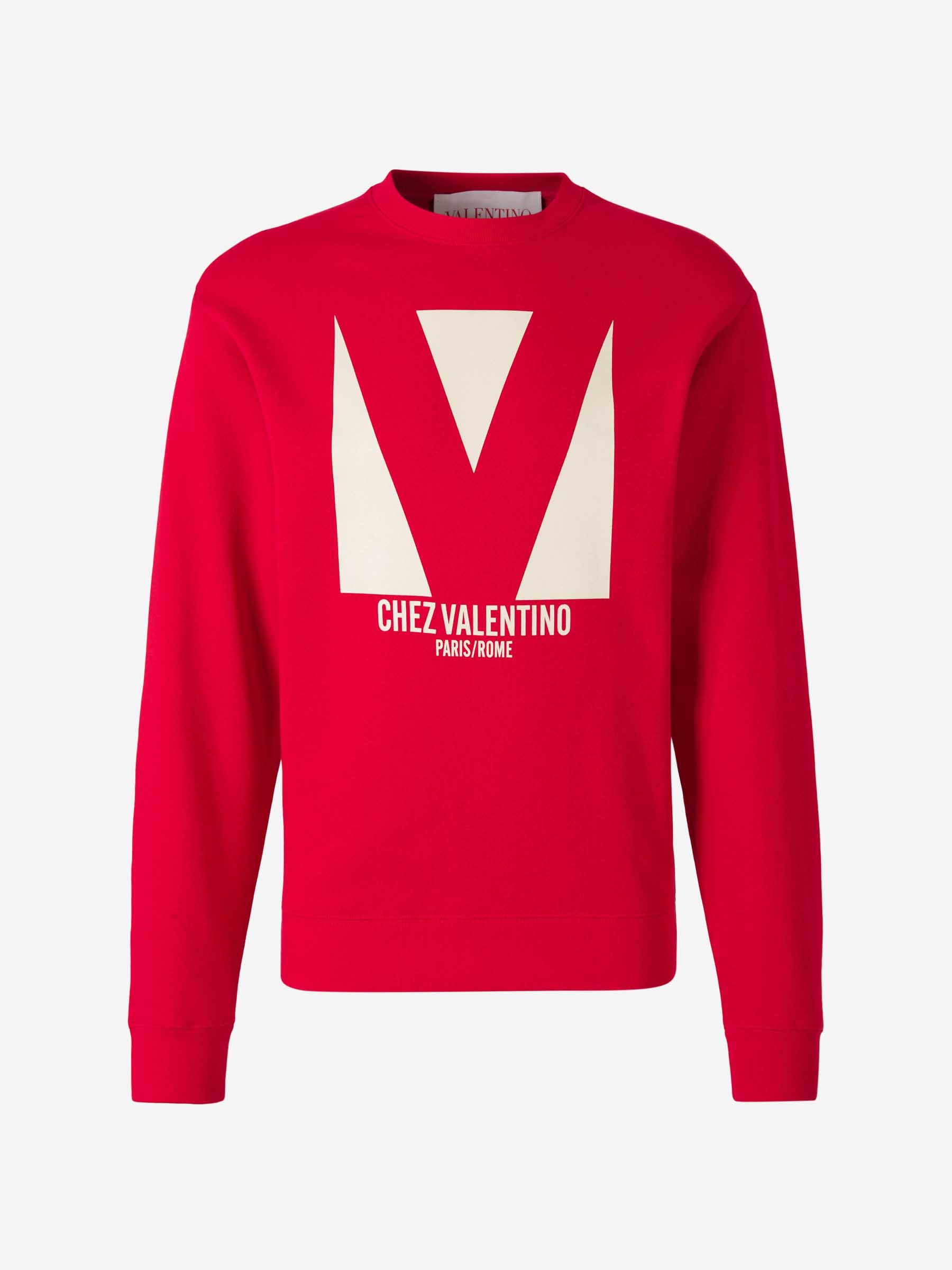 Valentino Hombre Barcelona Sudadera Cuello Redondo color Rojo sku 545-001771 01 - Foto 1