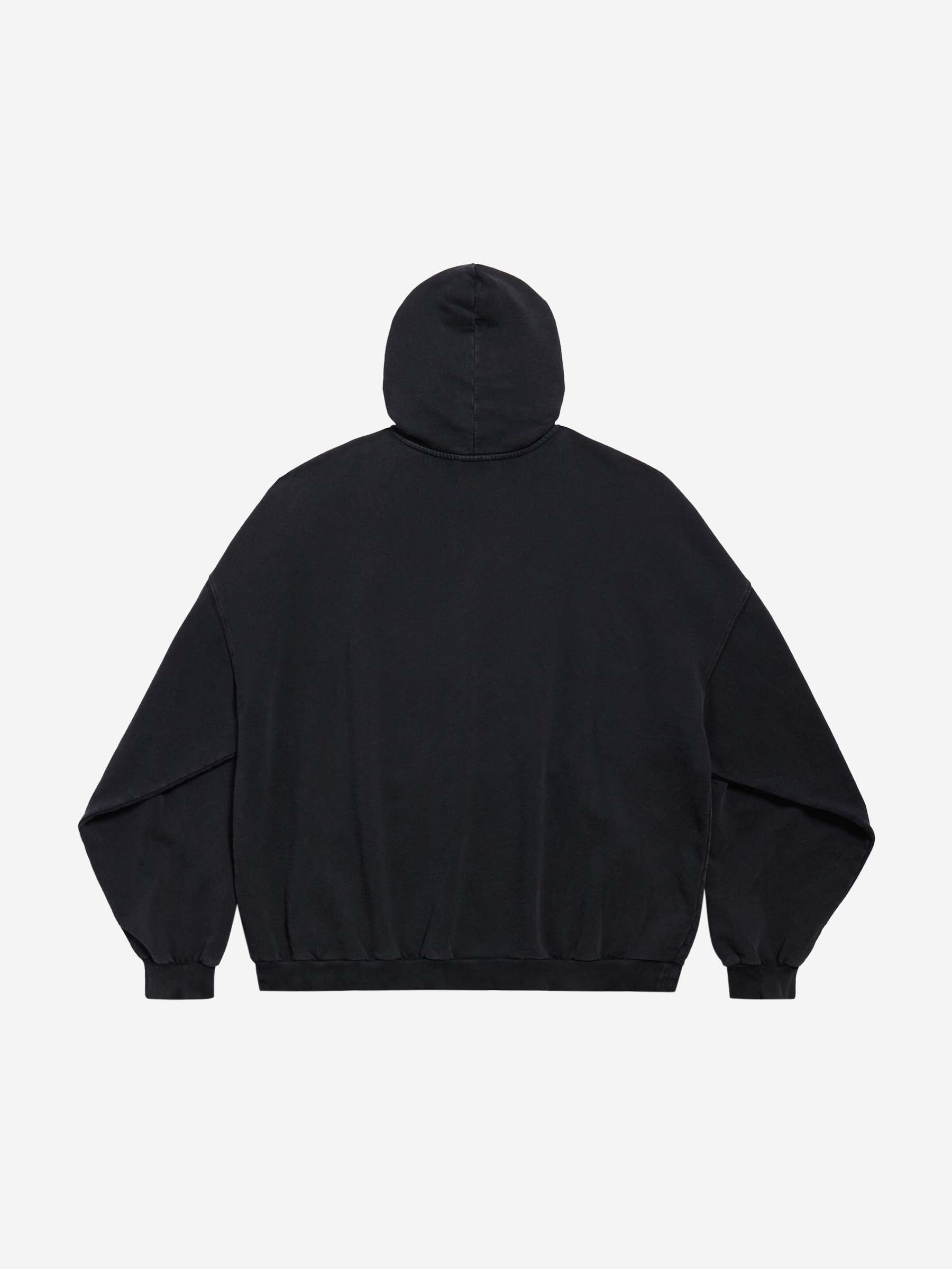 Outlet online Balenciaga Hombre Sudadera Capucha Algodón color Negro sku 545-001803 01 - Foto 2