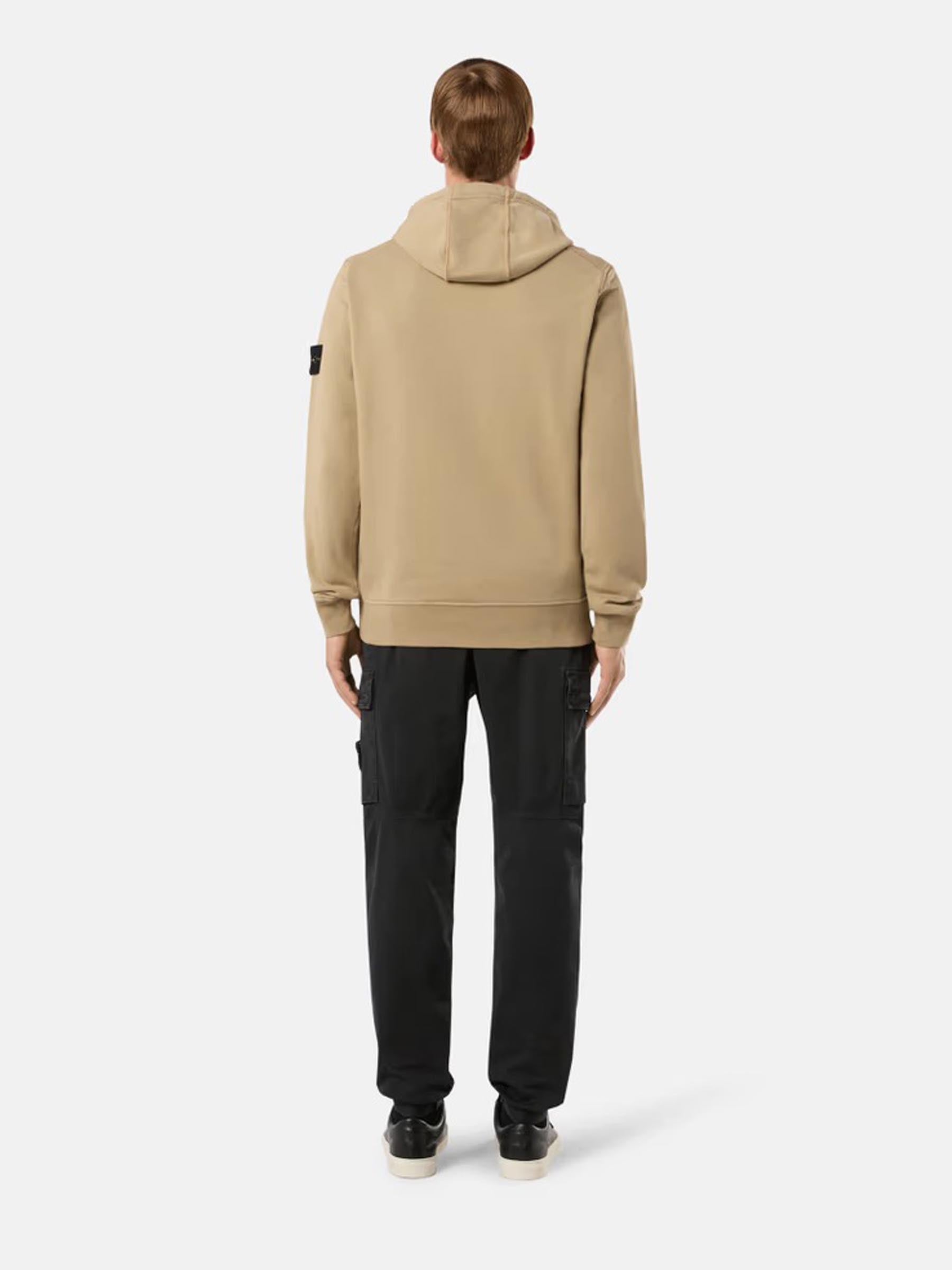 Outlet online Stone Island Hombre Sudadera Capucha Algodón color Camel sku 545-001837 03 - Foto 3