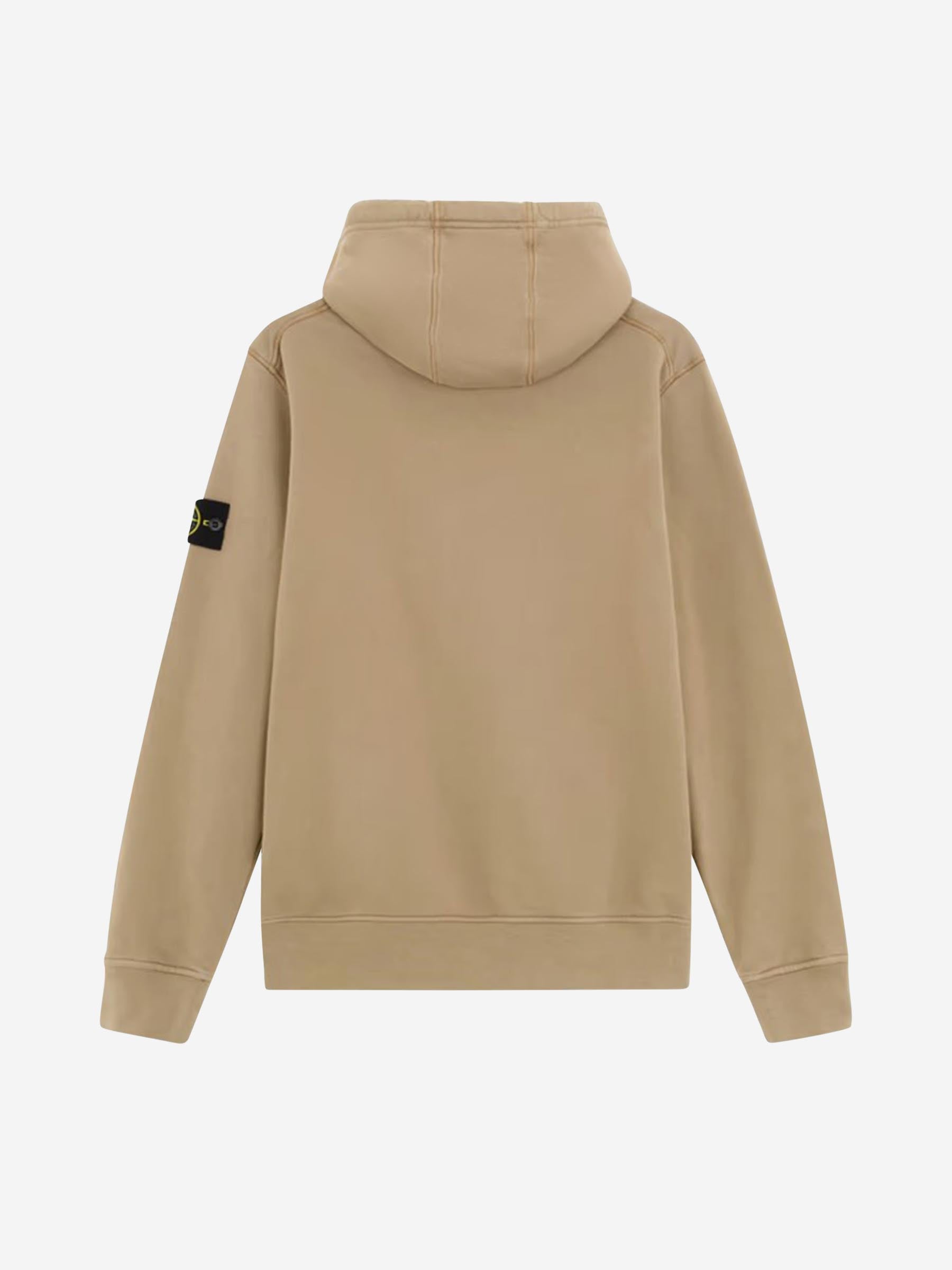 Outlet online Stone Island Hombre Sudadera Capucha Algodón color Camel sku 545-001837 03 - Foto 4
