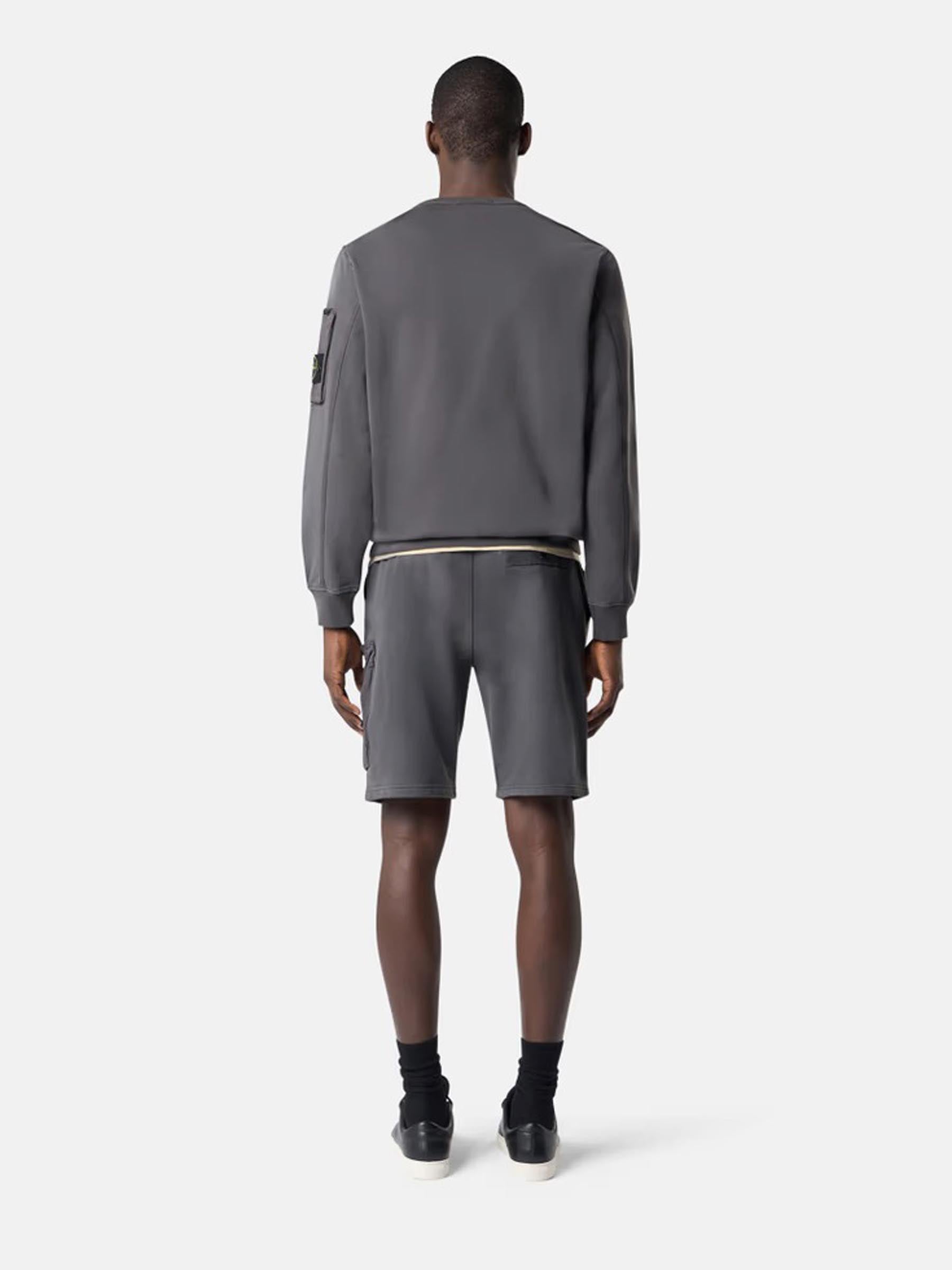 Outlet online Stone Island Hombre Sudadera Cuello Redondo color Gris Antracita sku 545-001839 02 - Foto 3