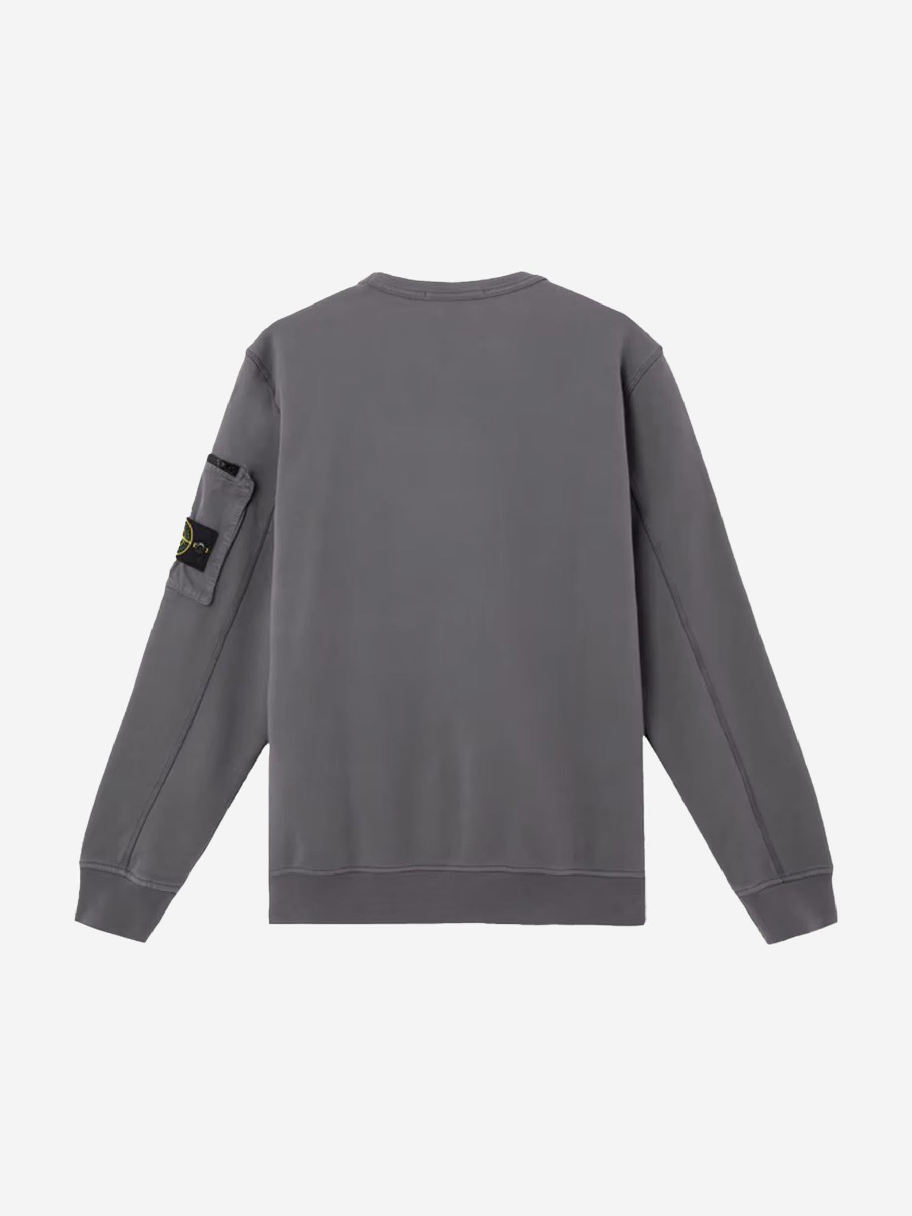 Outlet online Stone Island Hombre Sudadera Cuello Redondo color Gris Antracita sku 545-001839 02 - Foto 4