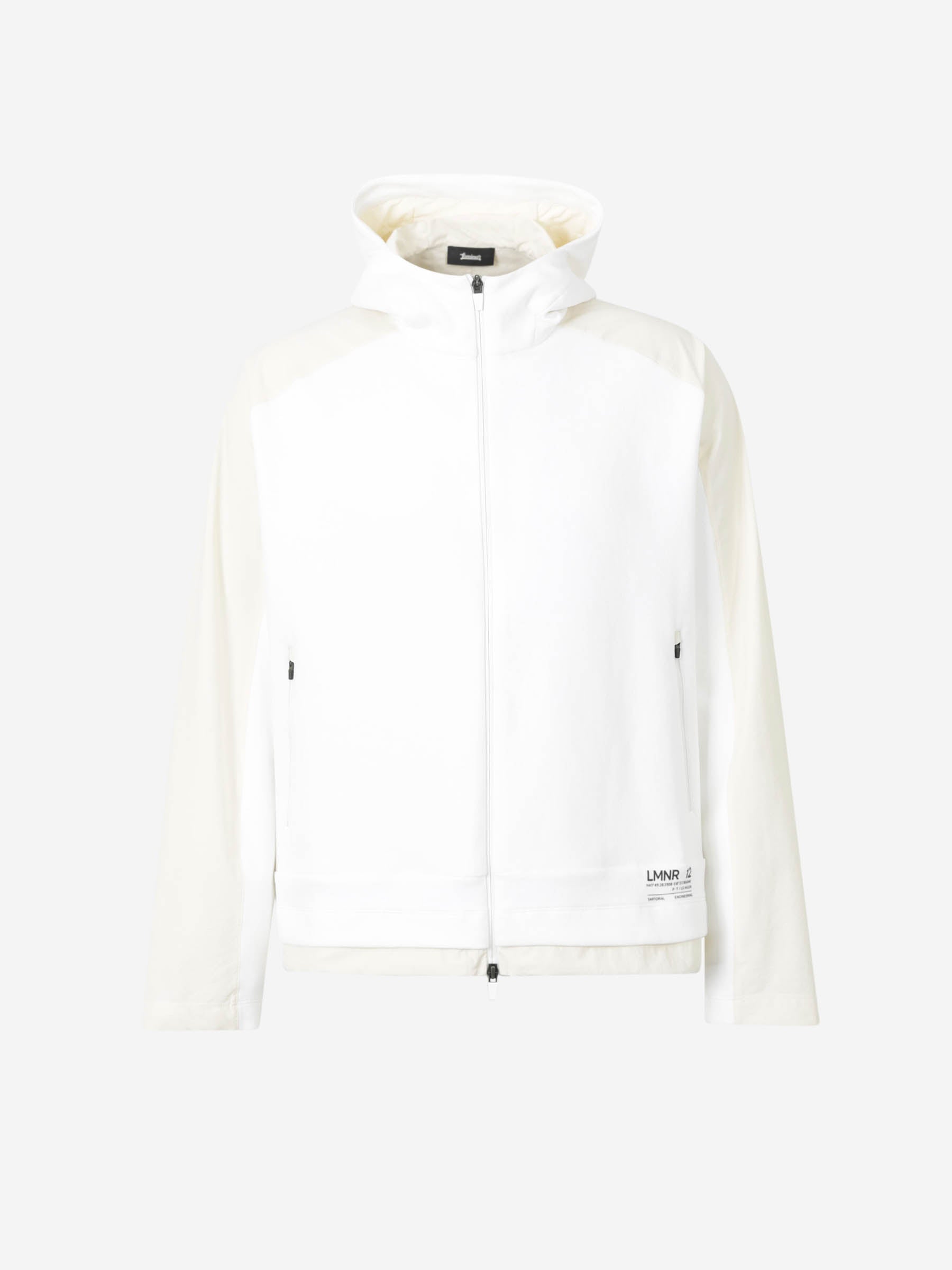 Outlet online Herno Laminar Hombre Sudadera Cremallera Capucha color Blanco sku 545-001847 02 - Foto 1