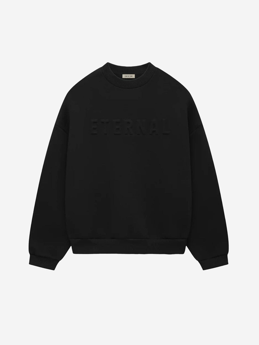 Outlet online Fear of God Eternal Hombre Sudadera Cuello Redondo color Negro sku 545-001851 01 - Foto 1