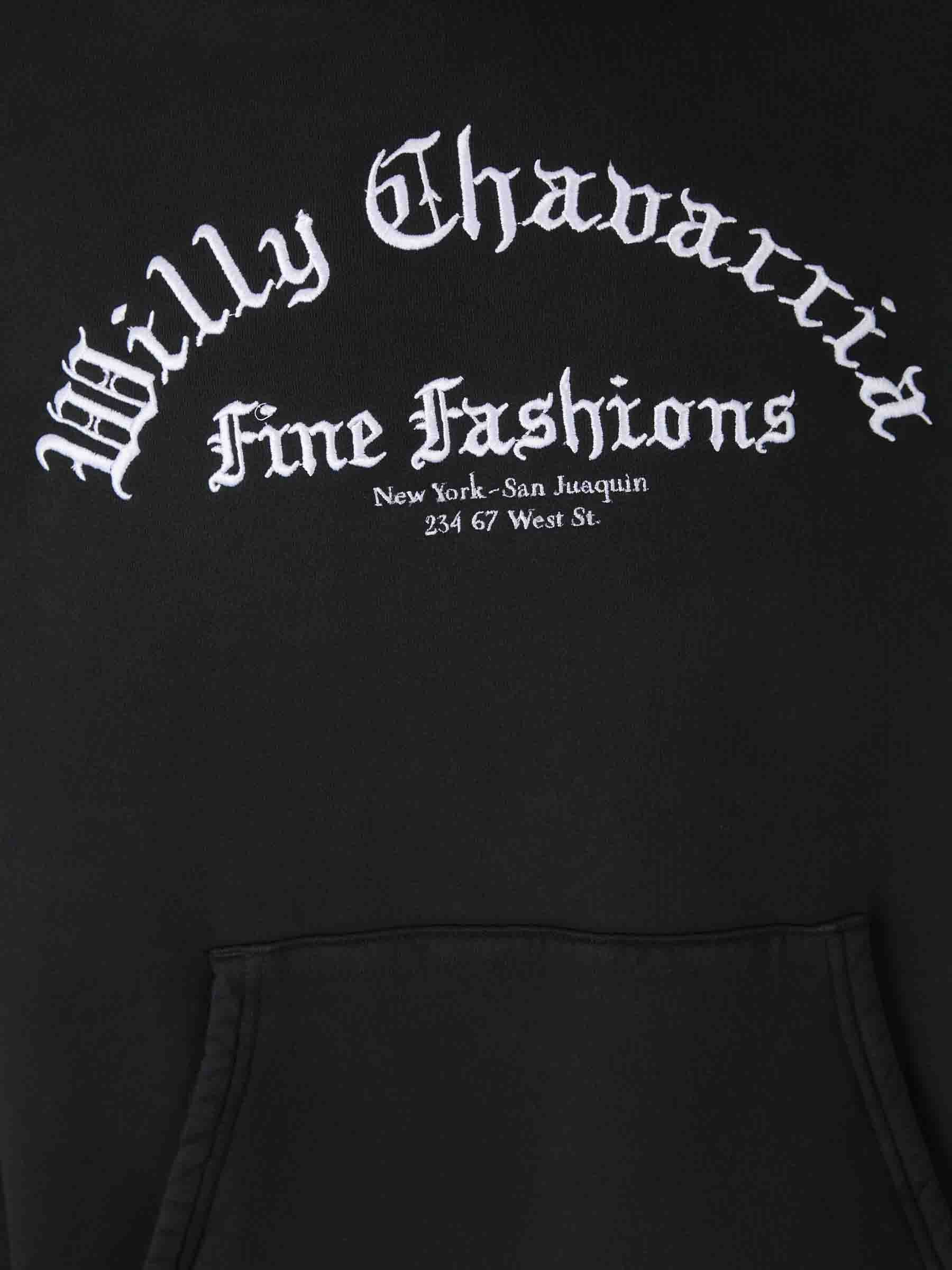Outlet online Willy Chavarria Hombre Sudadera Capucha color Negro sku 545-001862 01 - Foto 4