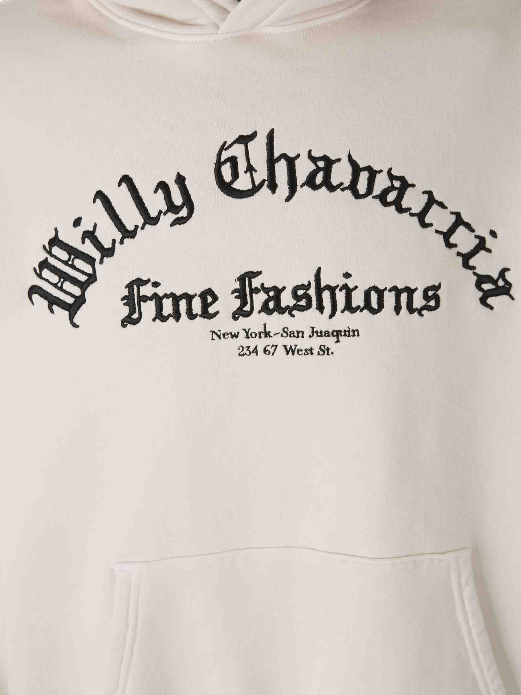 Outlet online Willy Chavarria Hombre Sudadera Capucha color Crema sku 545-001862 02 - Foto 4