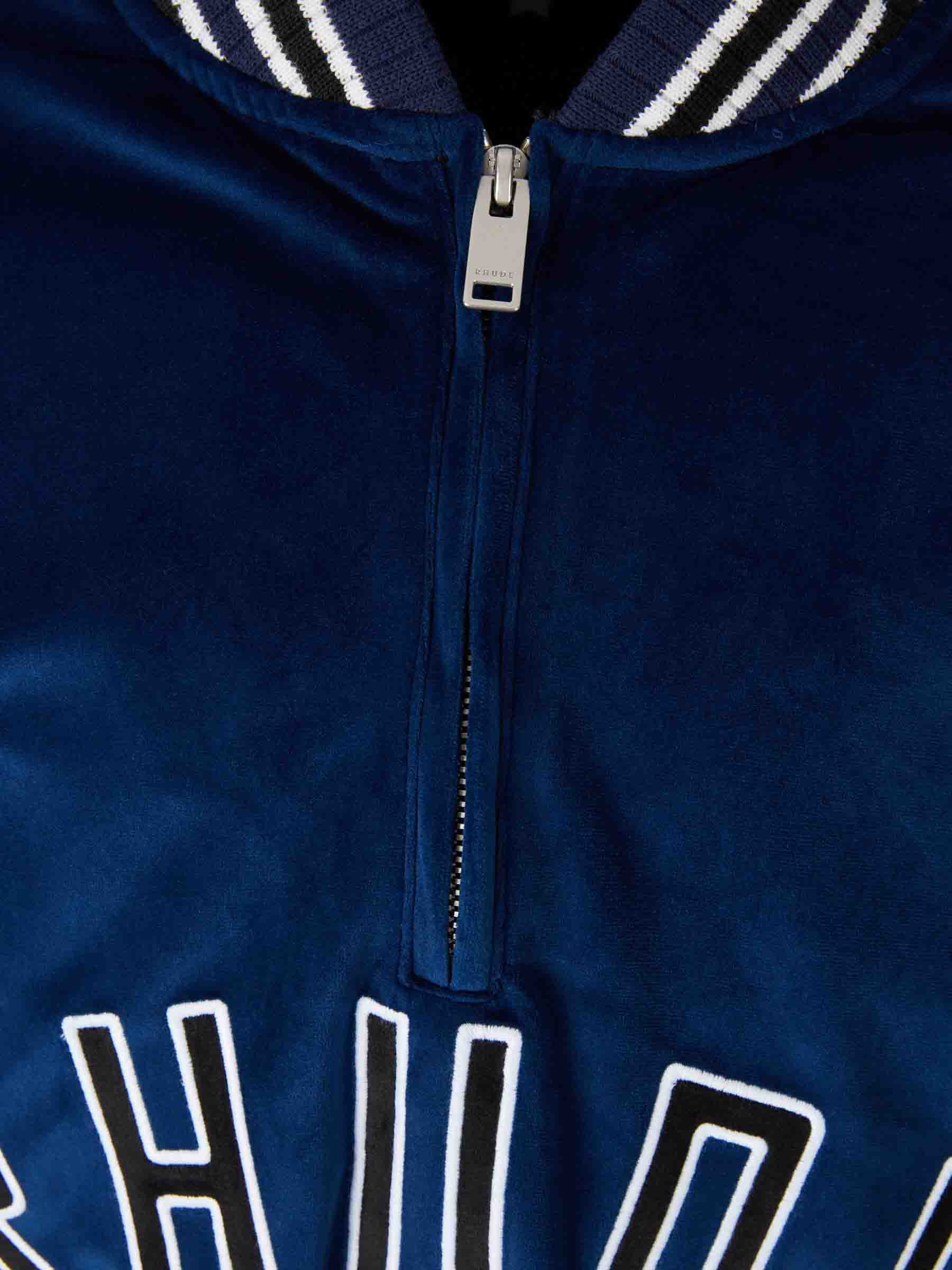 Outlet online Rhude Hombre Sudadera Cremallera color Azul Marino sku 545-001876 01 - Foto 3