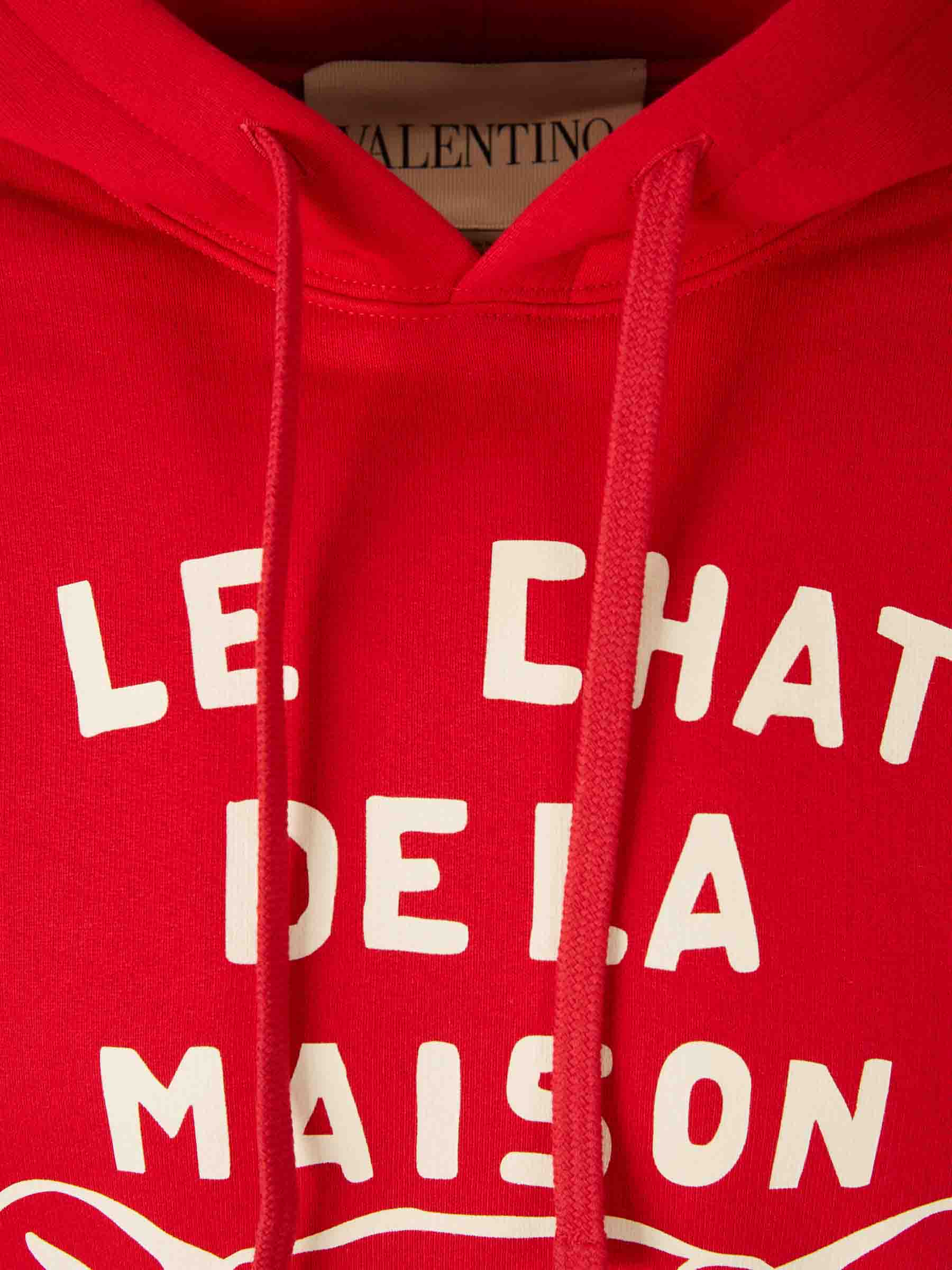 Outlet online Valentino Hombre Sudadera Capucha Estampado color Rojo sku 545-001884 01 - Foto 3