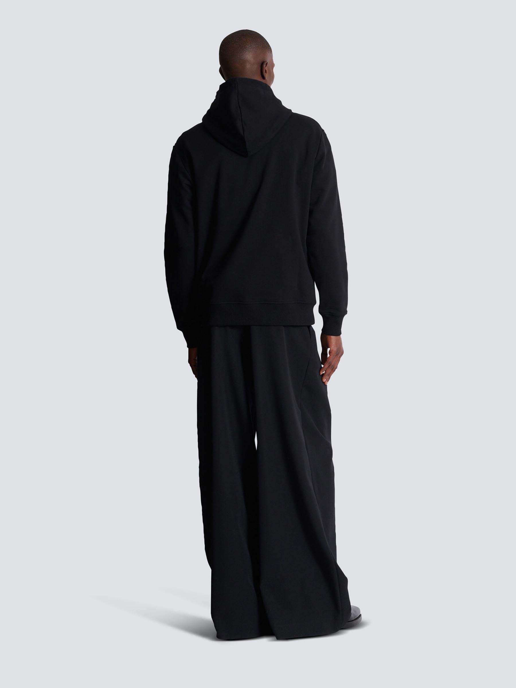 Outlet online Balmain Hombre Sudadera Capucha Logotipo color Negro sku 545-001899 01 - Foto 3