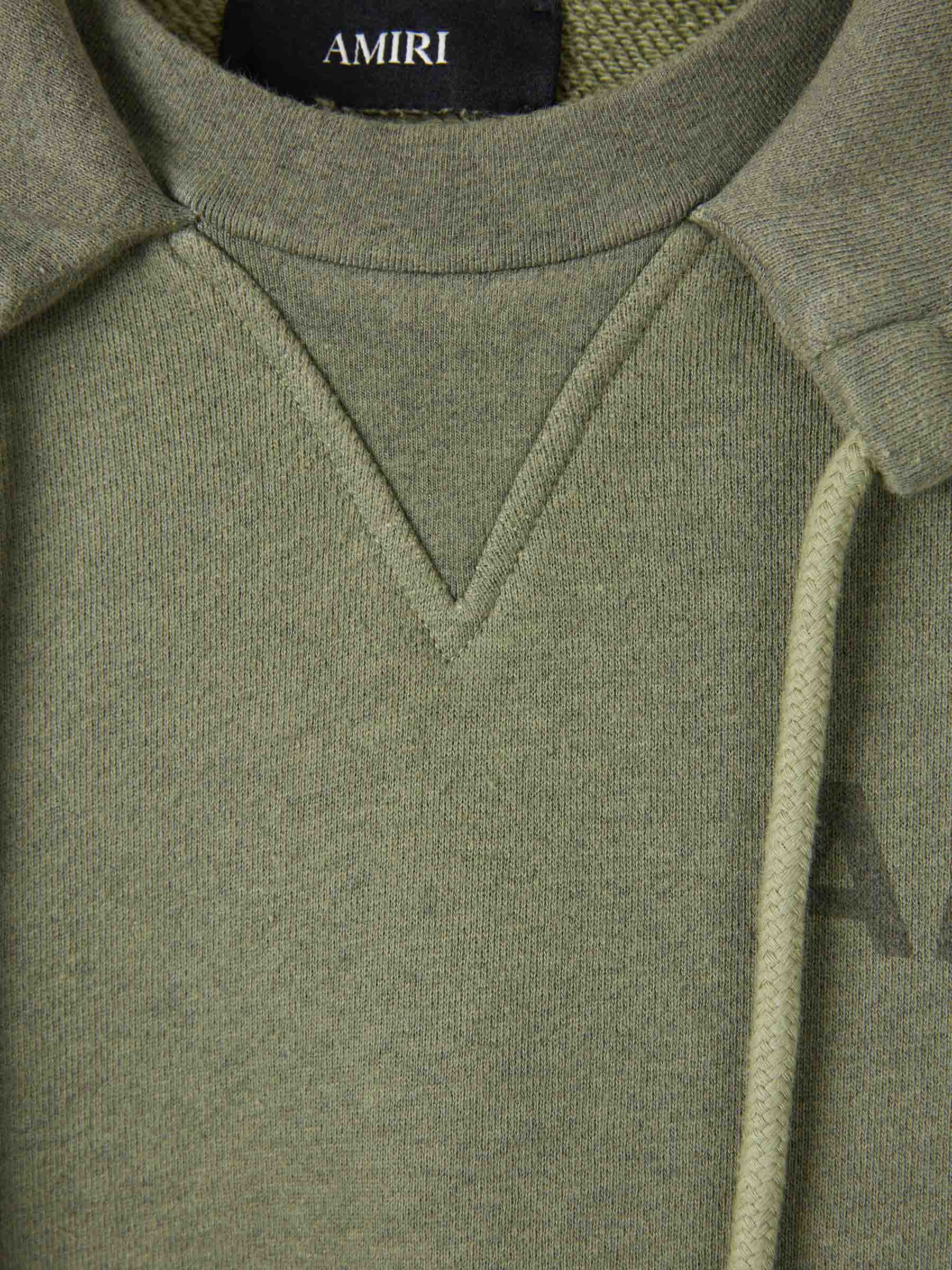 Outlet online Amiri Hombre Sudadera Con Capucha color Verde Militar sku 545-001937 01 - Foto 3