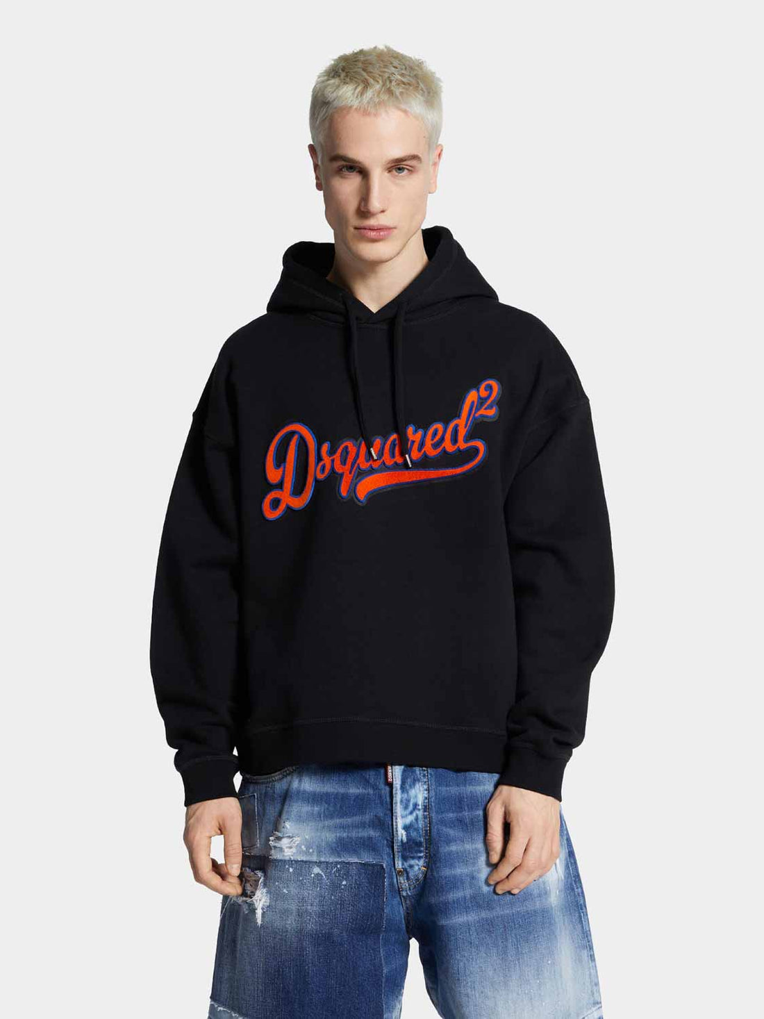 Outlet online Dsquared2 Hombre Sudadera Logo Algodón color Negro sku 545-001963 01 - Foto 2
