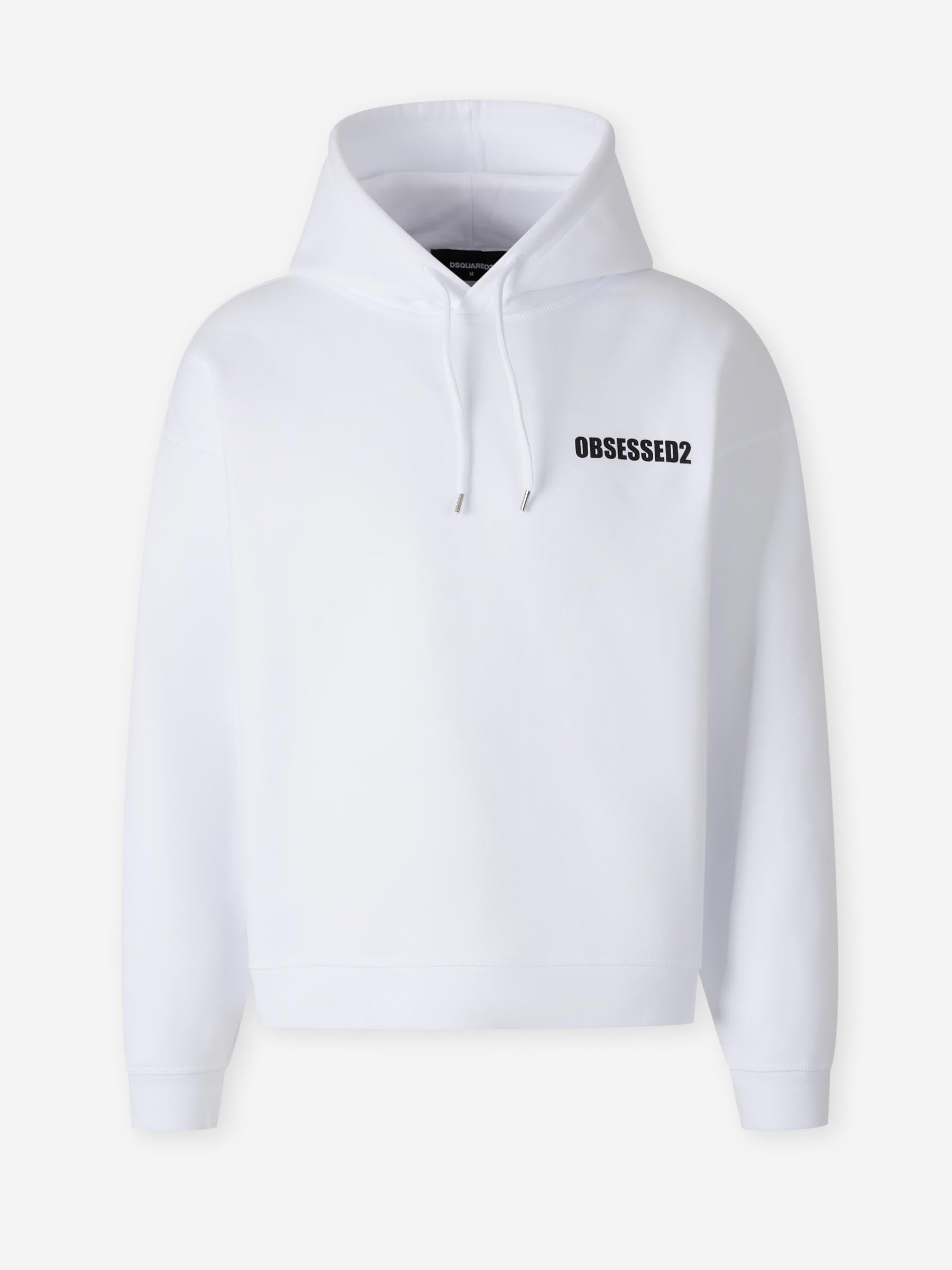 Outlet online Dsquared2 Hombre Sudadera Con Capucha color Blanco sku 545-001966 01 - Foto 1