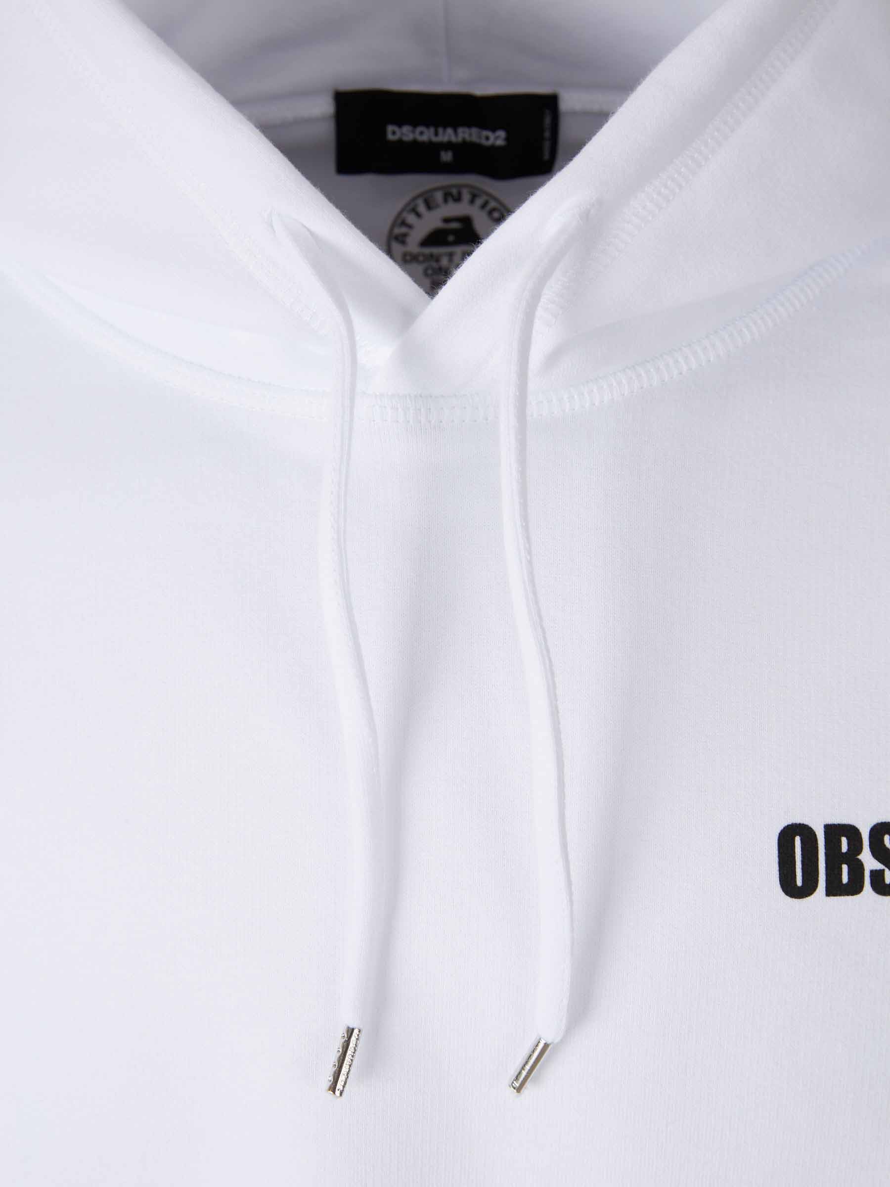 Outlet online Dsquared2 Hombre Sudadera Con Capucha color Blanco sku 545-001966 01 - Foto 3