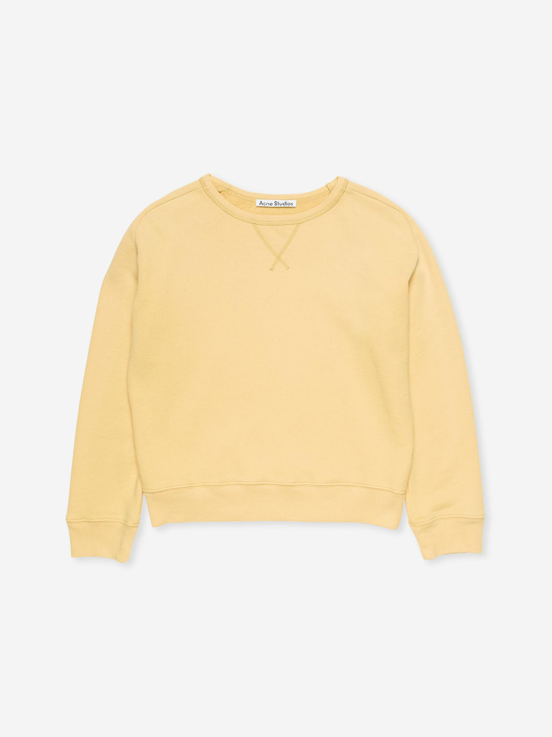 Acne Studios Hombre Barcelona Sudadera Cuello Redondo color Amarillo Claro sku 545-002030 01 - Foto 1