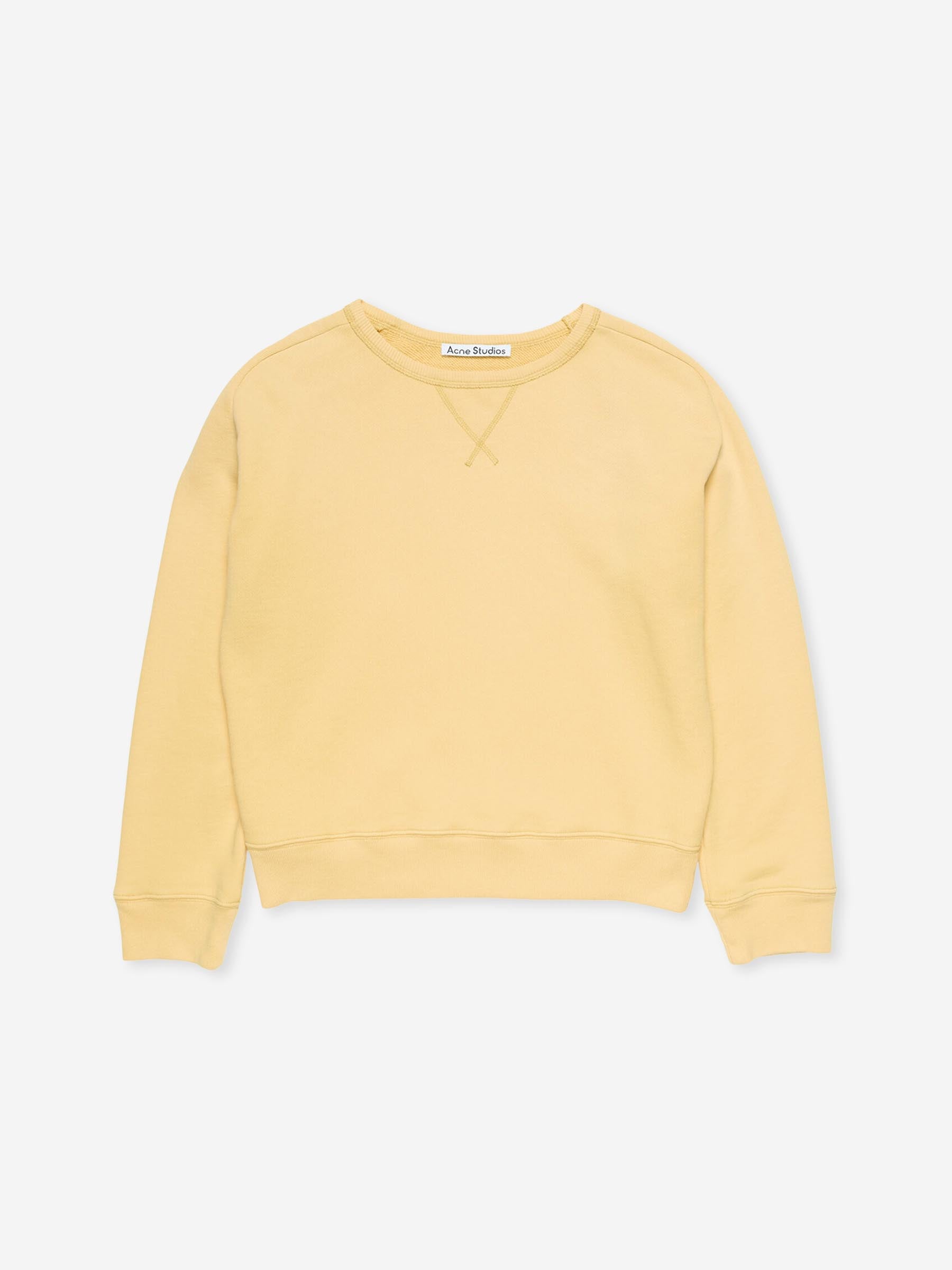 Acne Studios Hombre Barcelona Sudadera Cuello Redondo color Amarillo Claro sku 545-002030 01 - Foto 1