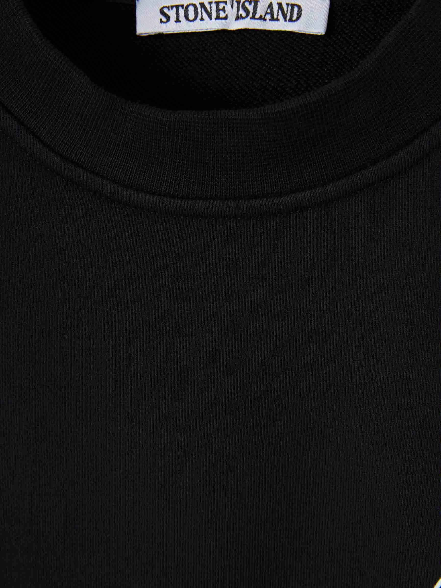 Outlet online Stone Island Hombre Sudadera Cuello Redondo color Negro sku 545-002042 01 - Foto 3