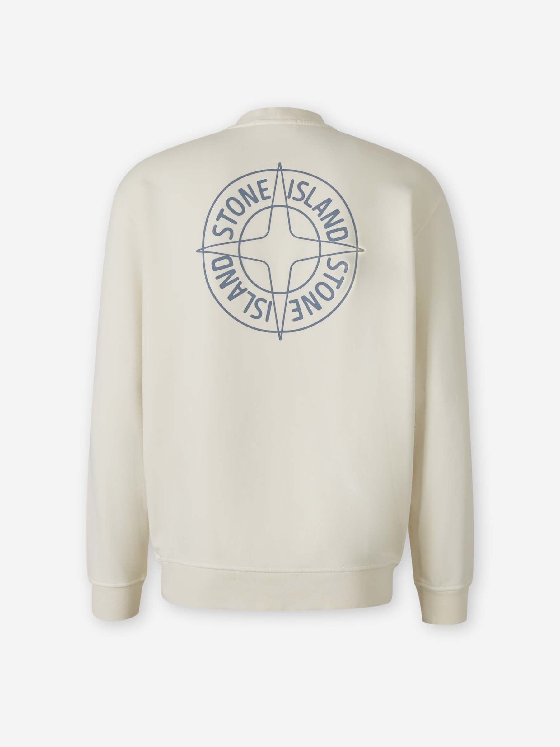 Outlet online Stone Island Hombre Sudadera Cuello Redondo color Blanco sku 545-002042 02 - Foto 2