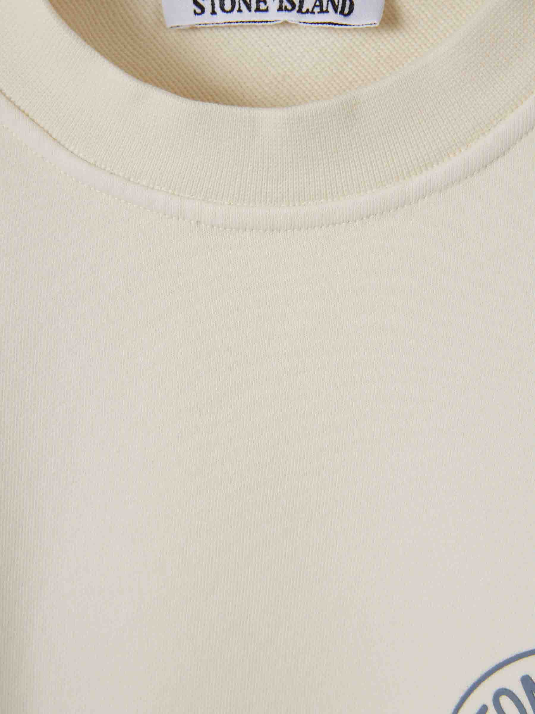 Outlet online Stone Island Hombre Sudadera Cuello Redondo color Blanco sku 545-002042 02 - Foto 3