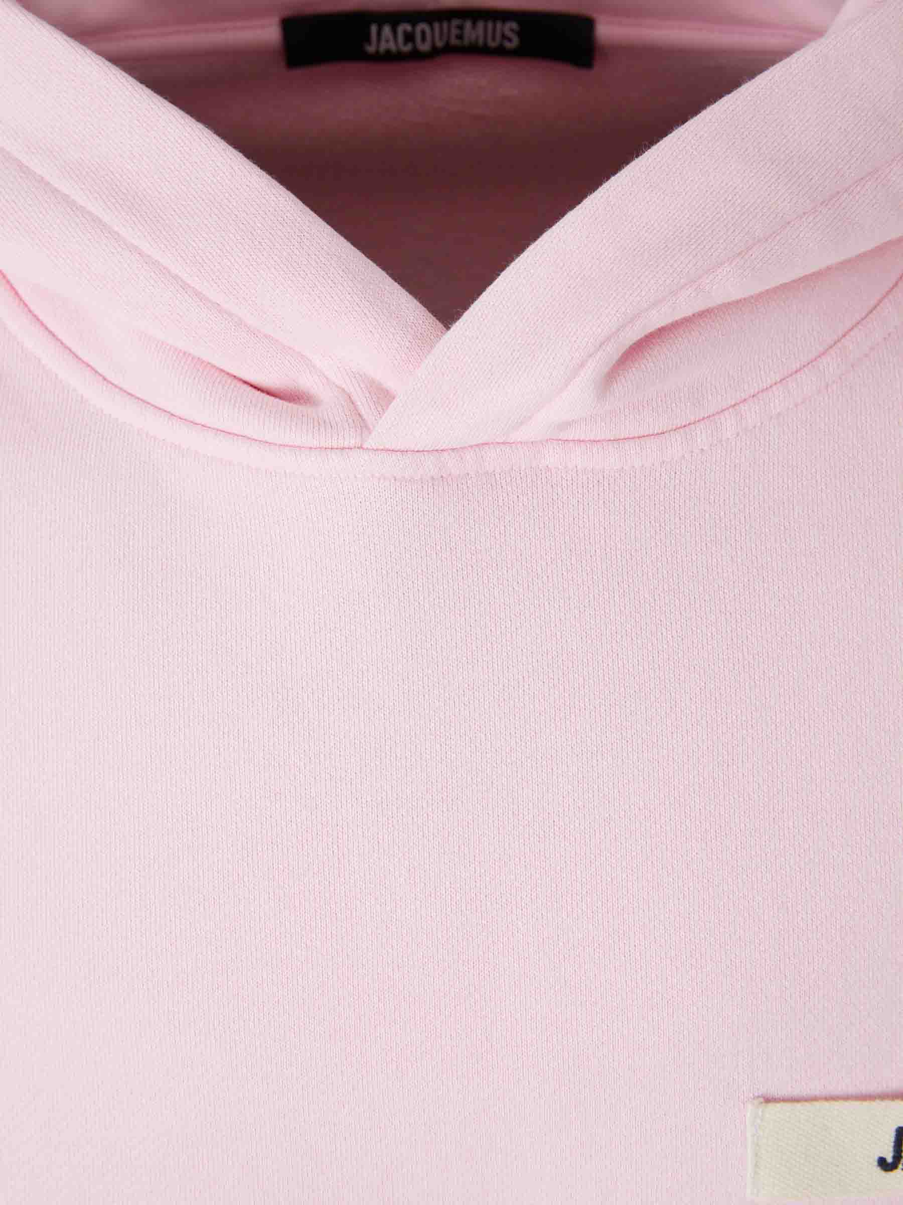 Jacquemus Hombre Barcelona Sudadera Cuello Redondo color Rosa sku 545-002059 04 - Foto 3