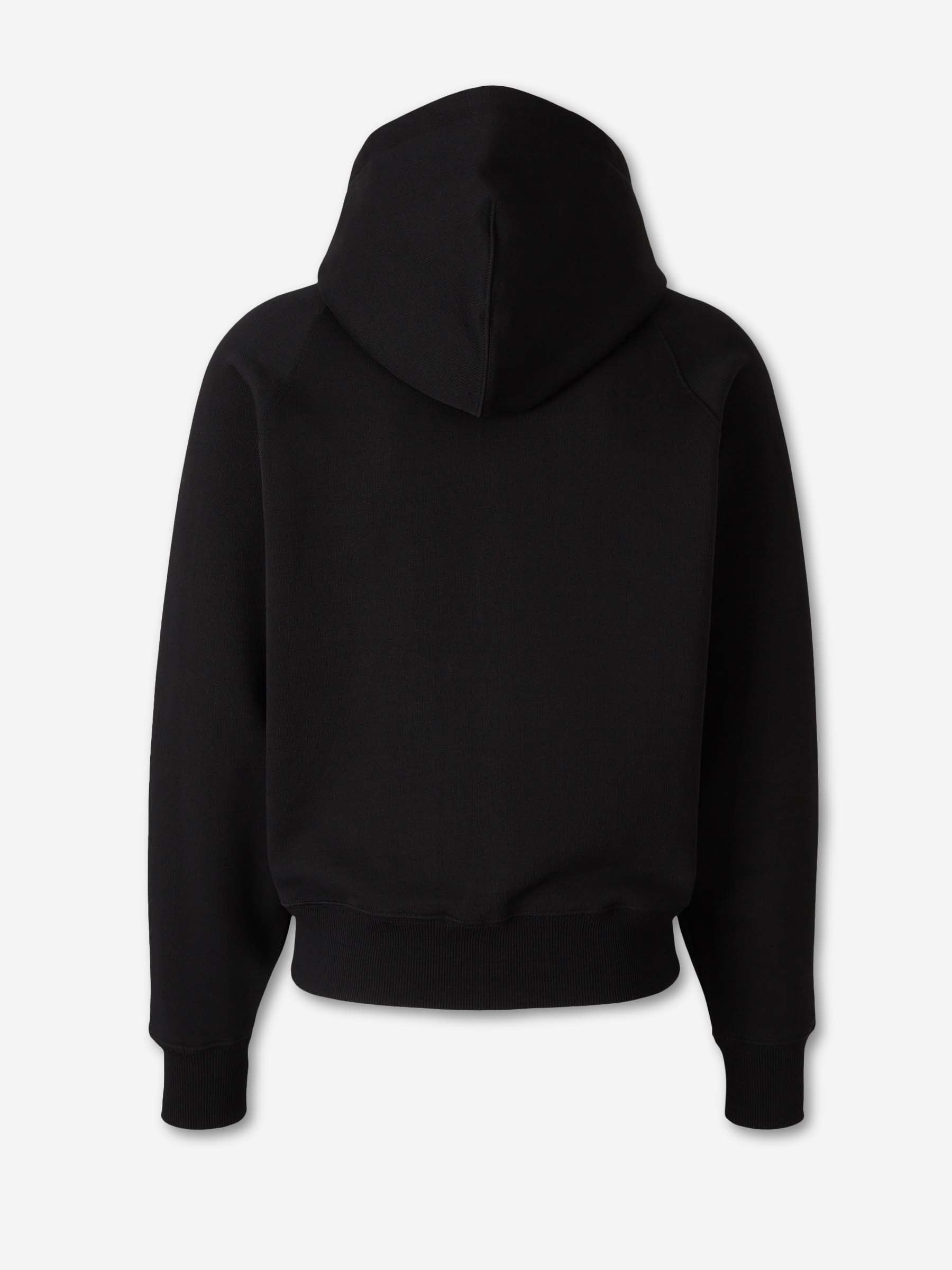 Outlet online Ami Paris Hombre Sudadera Capucha Cremallera color Negro sku 545-002073 01 - Foto 2