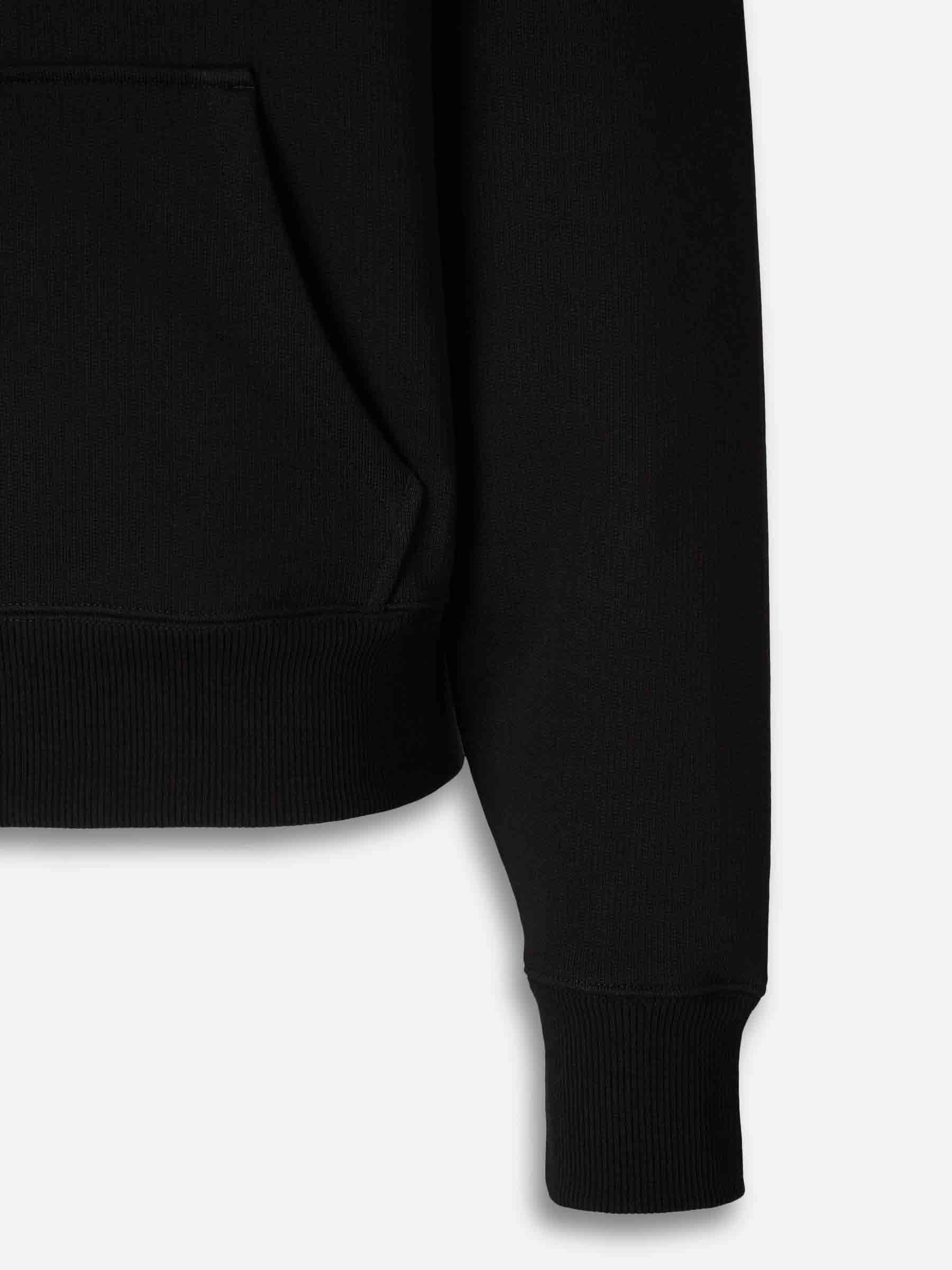 Outlet online Ami Paris Hombre Sudadera Capucha Cremallera color Negro sku 545-002073 01 - Foto 5