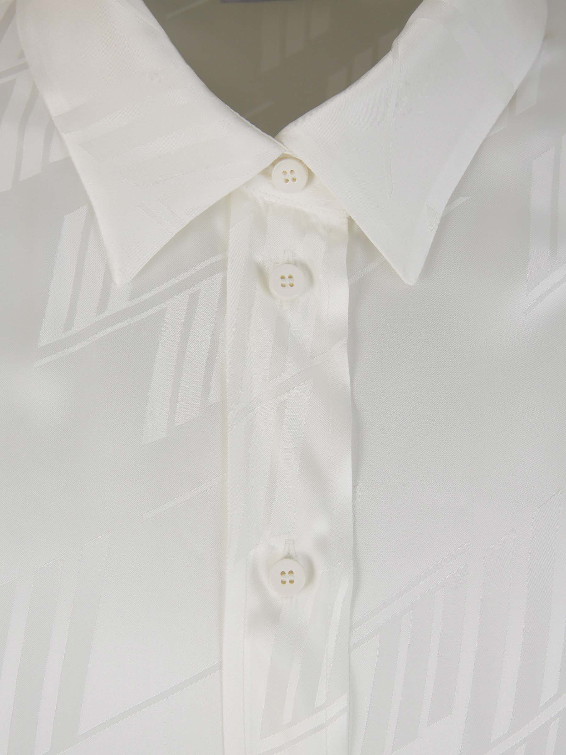 Outlet online The Attico Mujer Camisa Diana Viscosa color Blanco sku 701-002026 01 - Foto 3