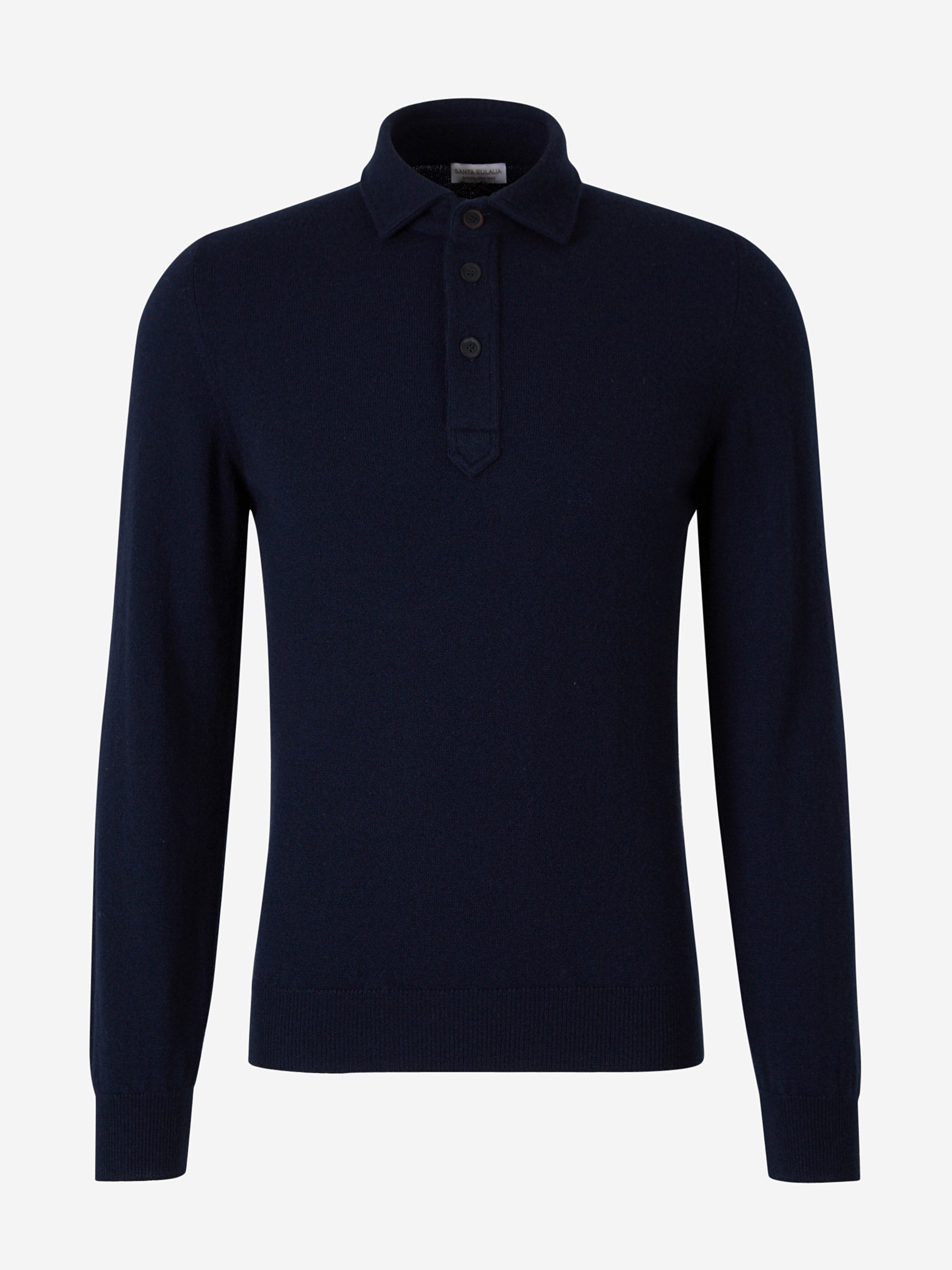 Outlet online Santa Eulalia Hombre Polo Cashmere Manga Larga color Burdeos sku 551-000287 03 - Foto 4
