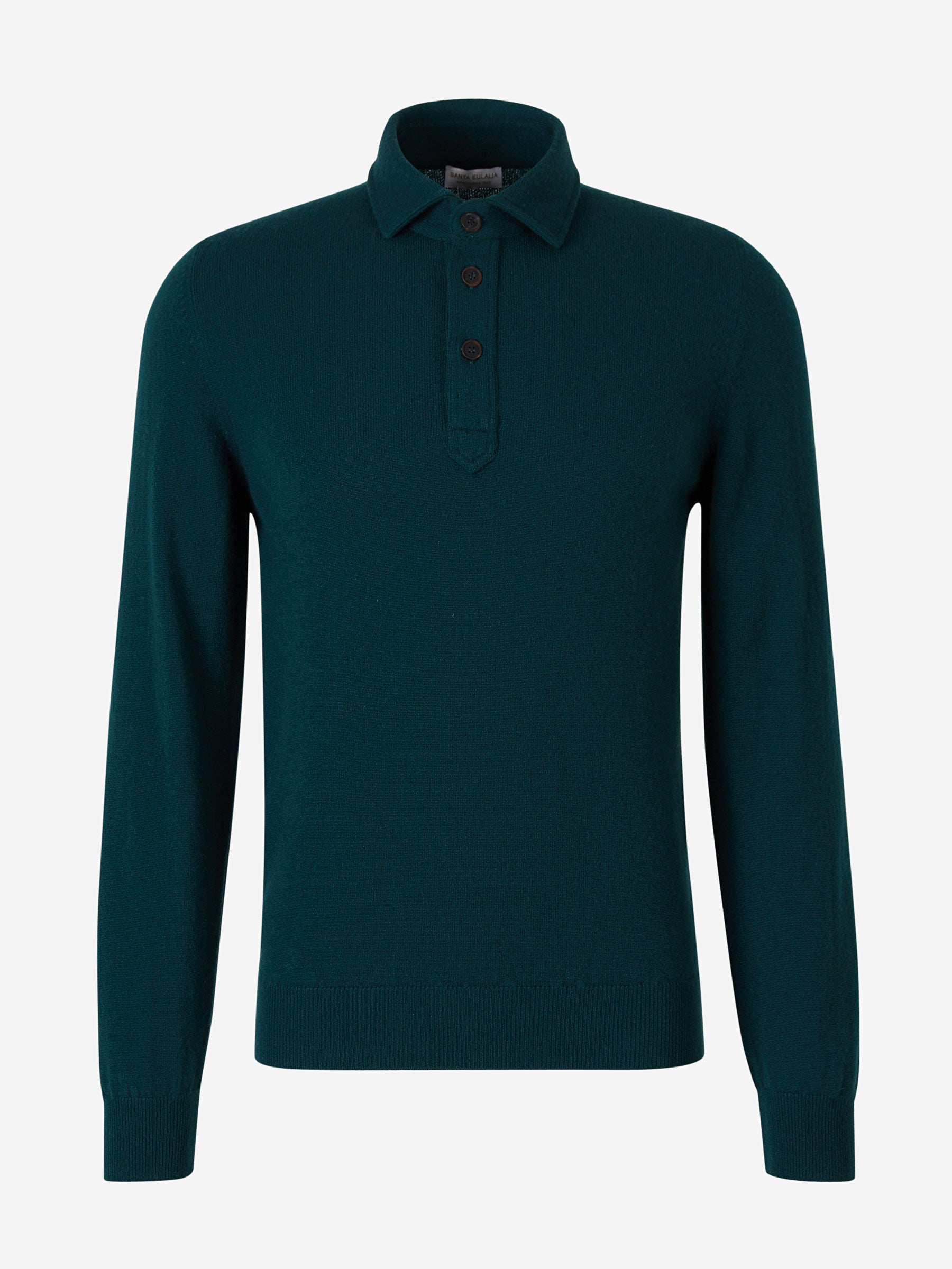 Outlet online Santa Eulalia Hombre Polo Cashmere Manga Larga color Burdeos sku 551-000287 03 - Foto 13