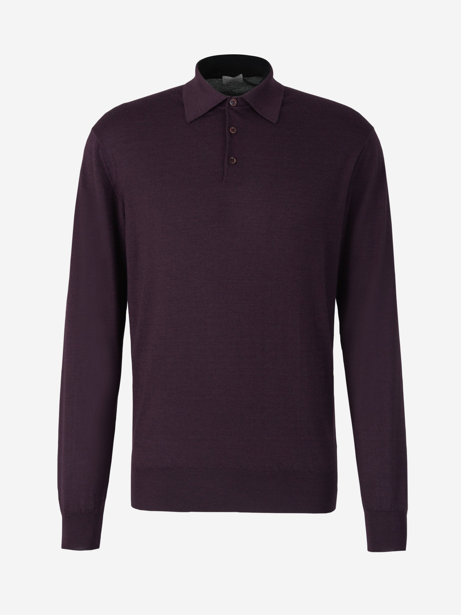 Outlet online Santa Eulalia Hombre Polo Cashmere Y Seda color Burdeos sku 551-000298 04 - Foto 1