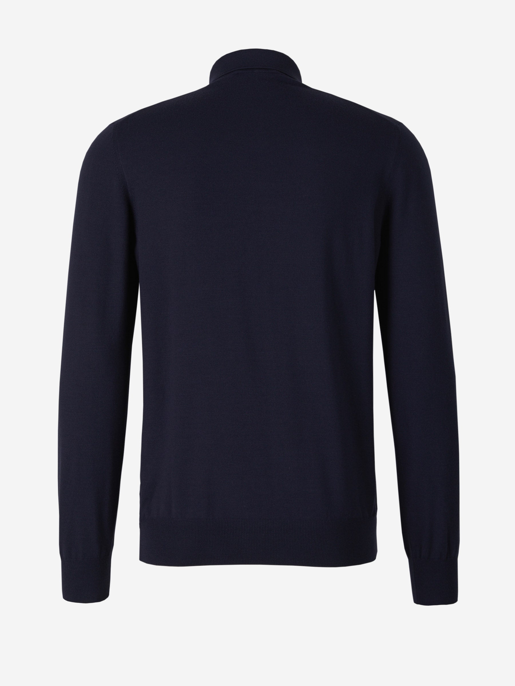 Outlet online Gran Sasso Hombre Polo Punto Lana color Negro sku 551-000303 02 - Foto 2