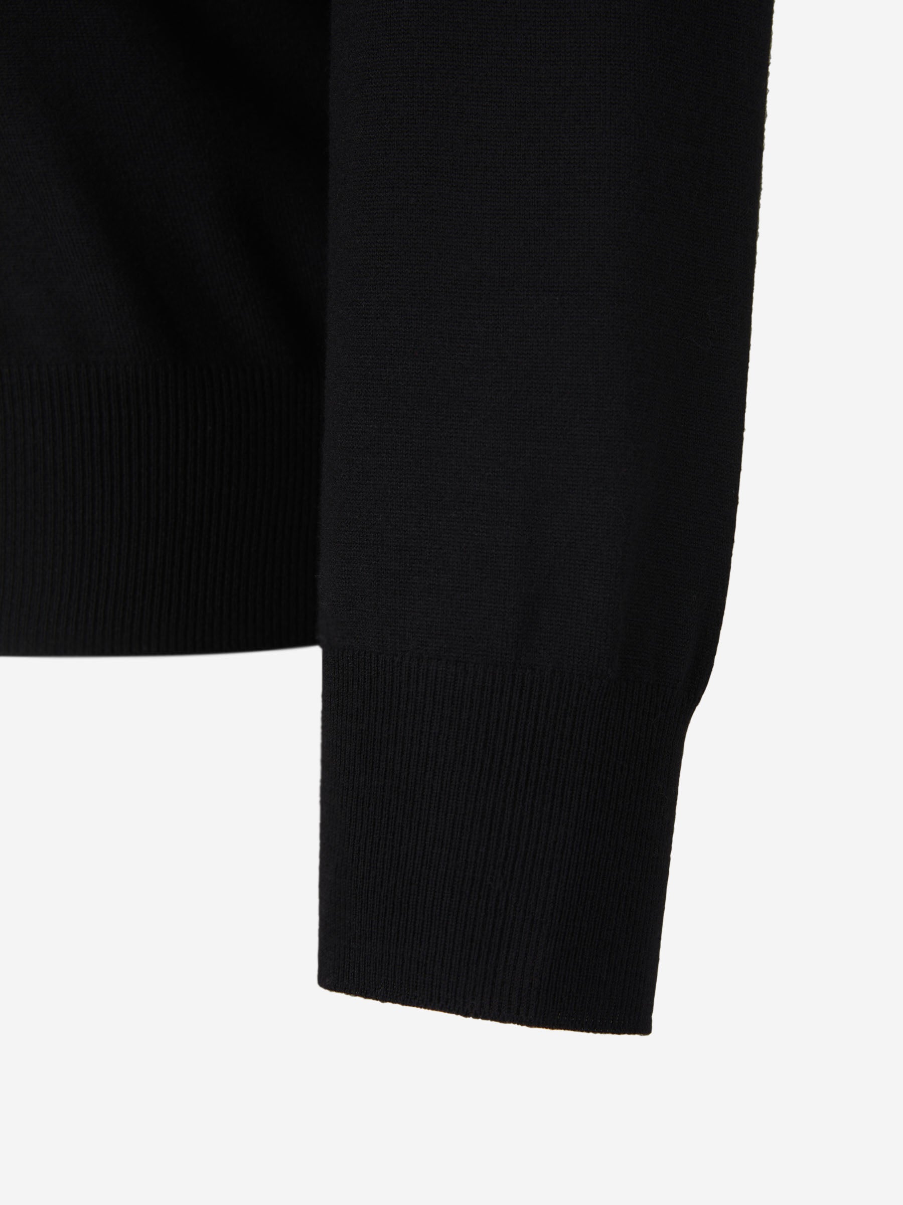 Outlet online Gran Sasso Hombre Polo Punto Lana color Negro sku 551-000303 02 - Foto 8