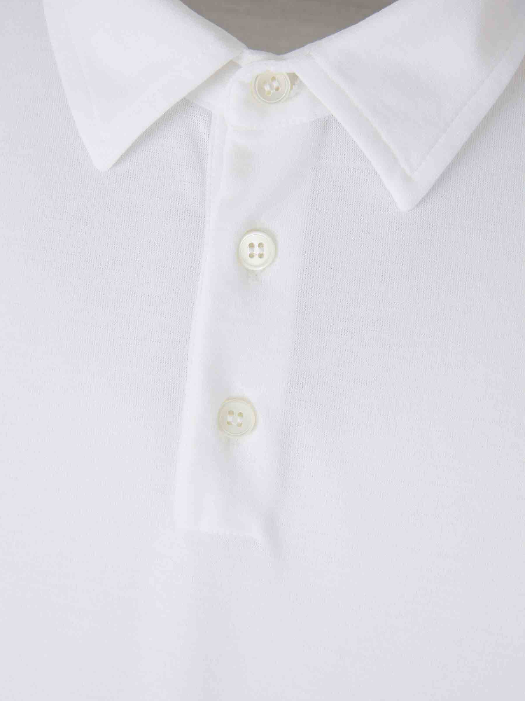 Zanone Hombre Barcelona Polo Liso Algodón color Blanco sku 551-000332 01 - Foto 3