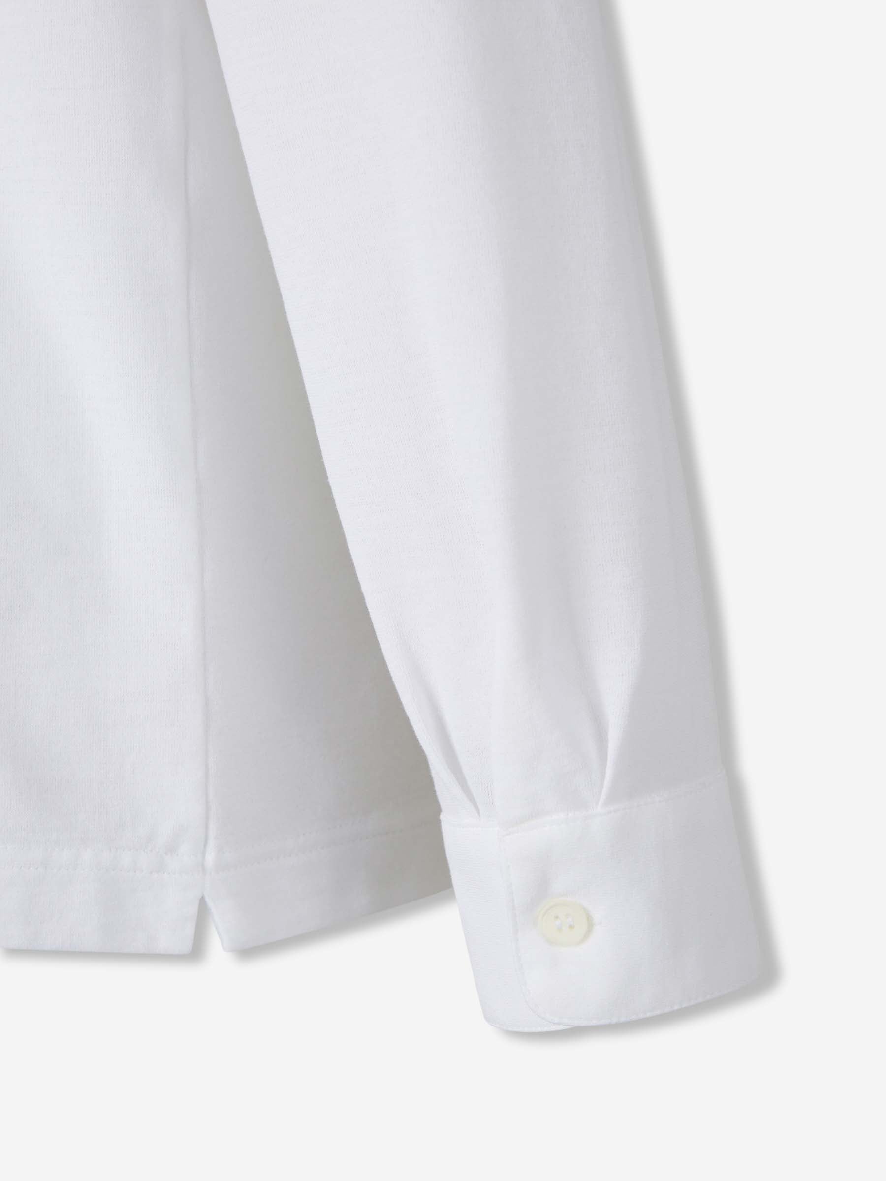 Zanone Hombre Barcelona Polo Liso Algodón color Blanco sku 551-000332 01 - Foto 4