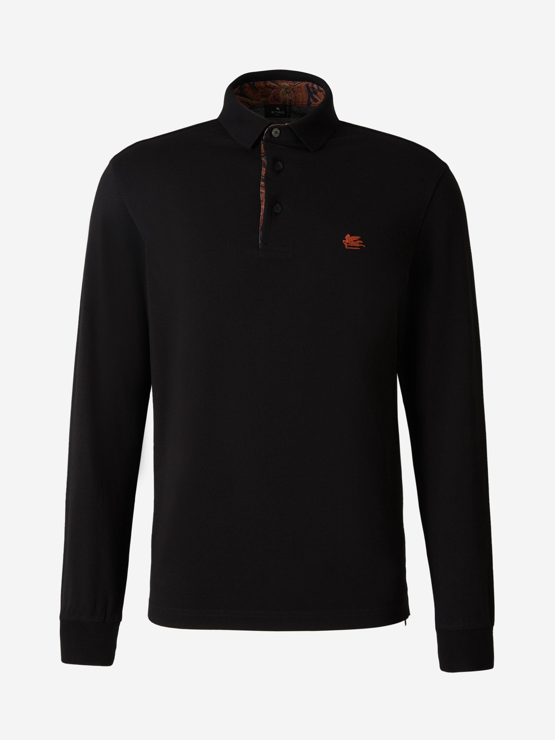 Outlet online Etro Hombre Polo Algodón Paisley color Verde Oscuro sku 551-000349 02 - Foto 1