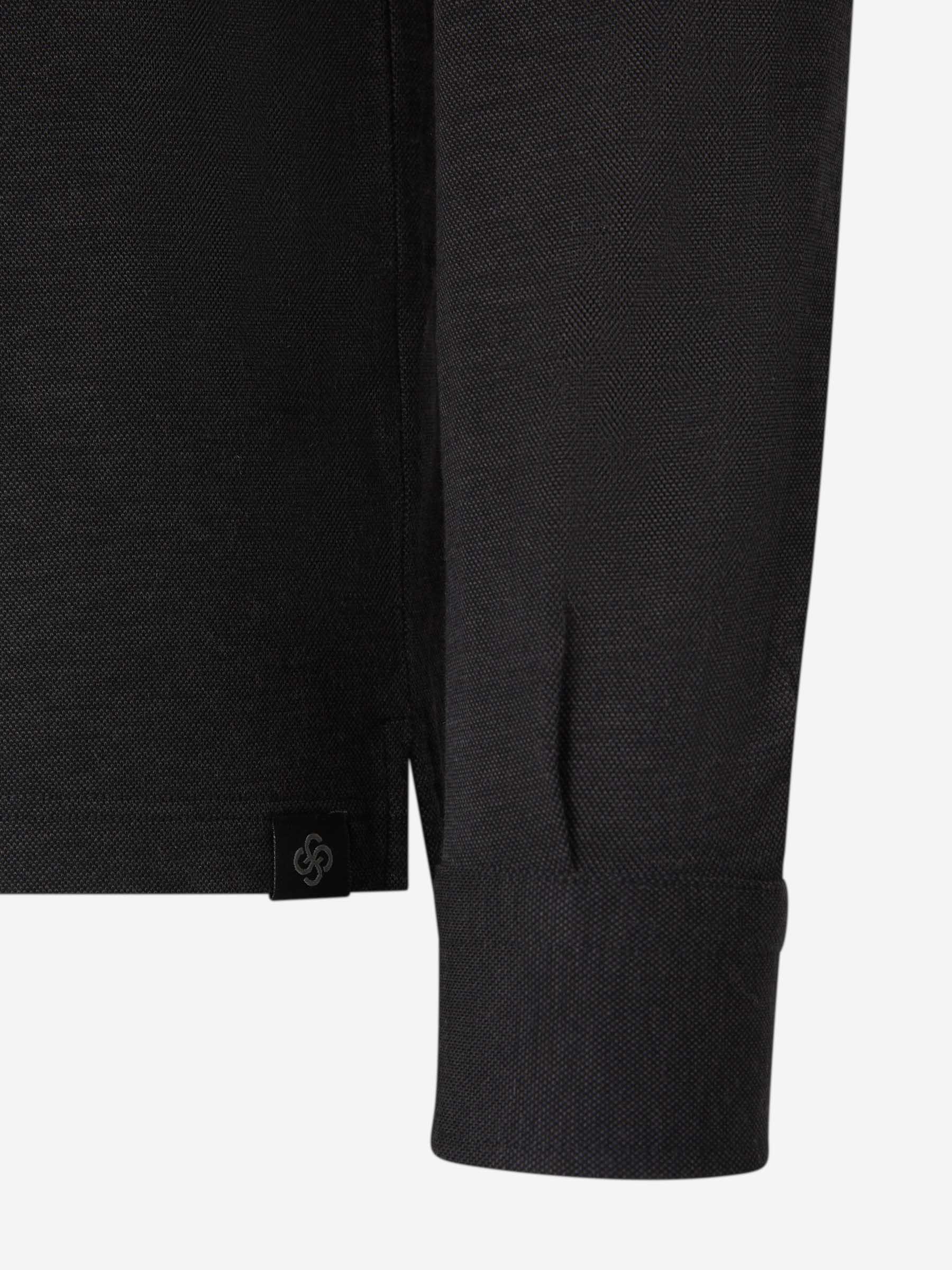 Outlet online Gran Sasso Hombre Polo Piqué Lana color Azul Noche sku 551-000380 02 - Foto 4