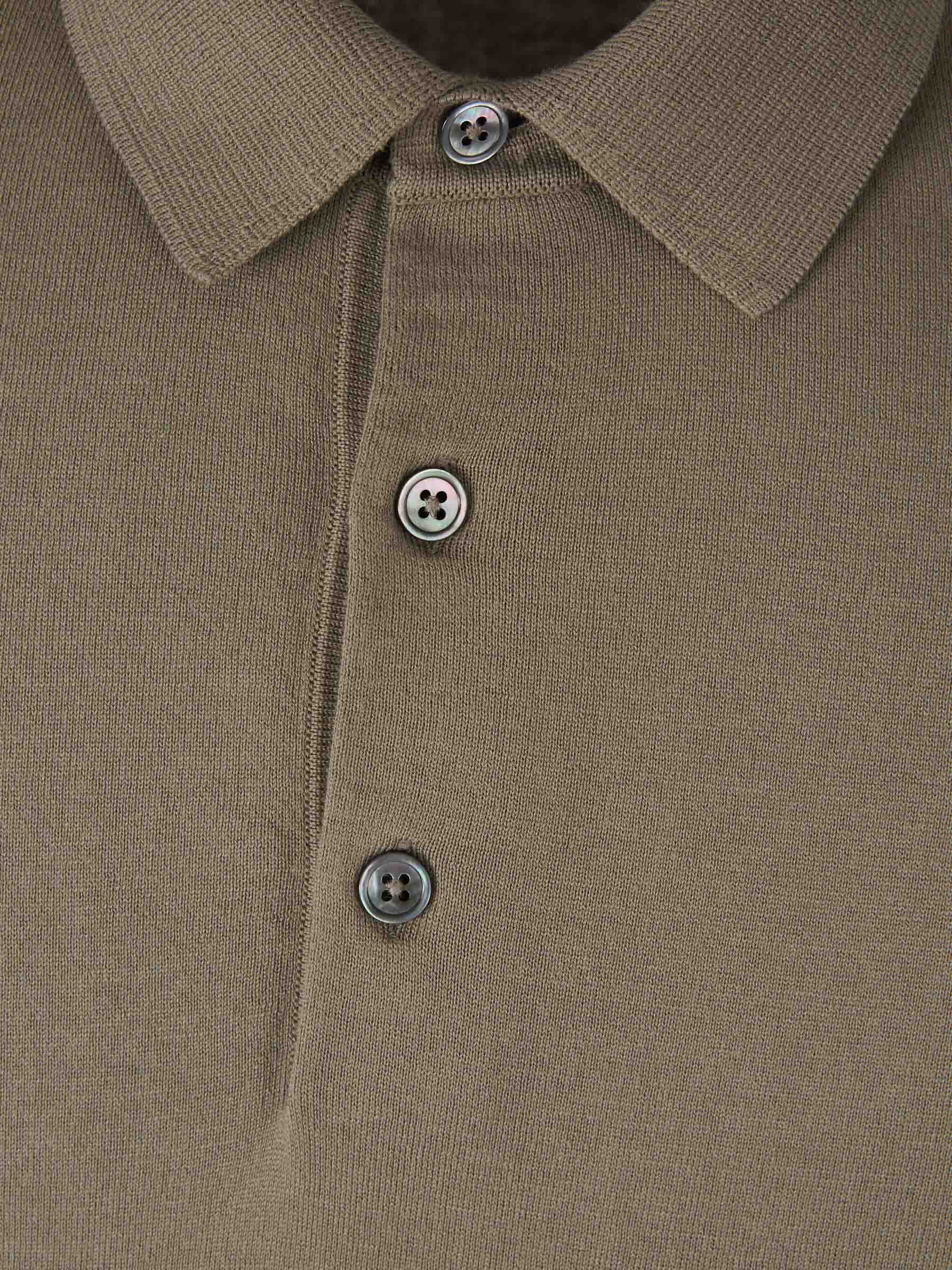 Outlet online Tom Ford Hombre Polo Vestir Algodón color Camel sku 551-000383 01 - Foto 3