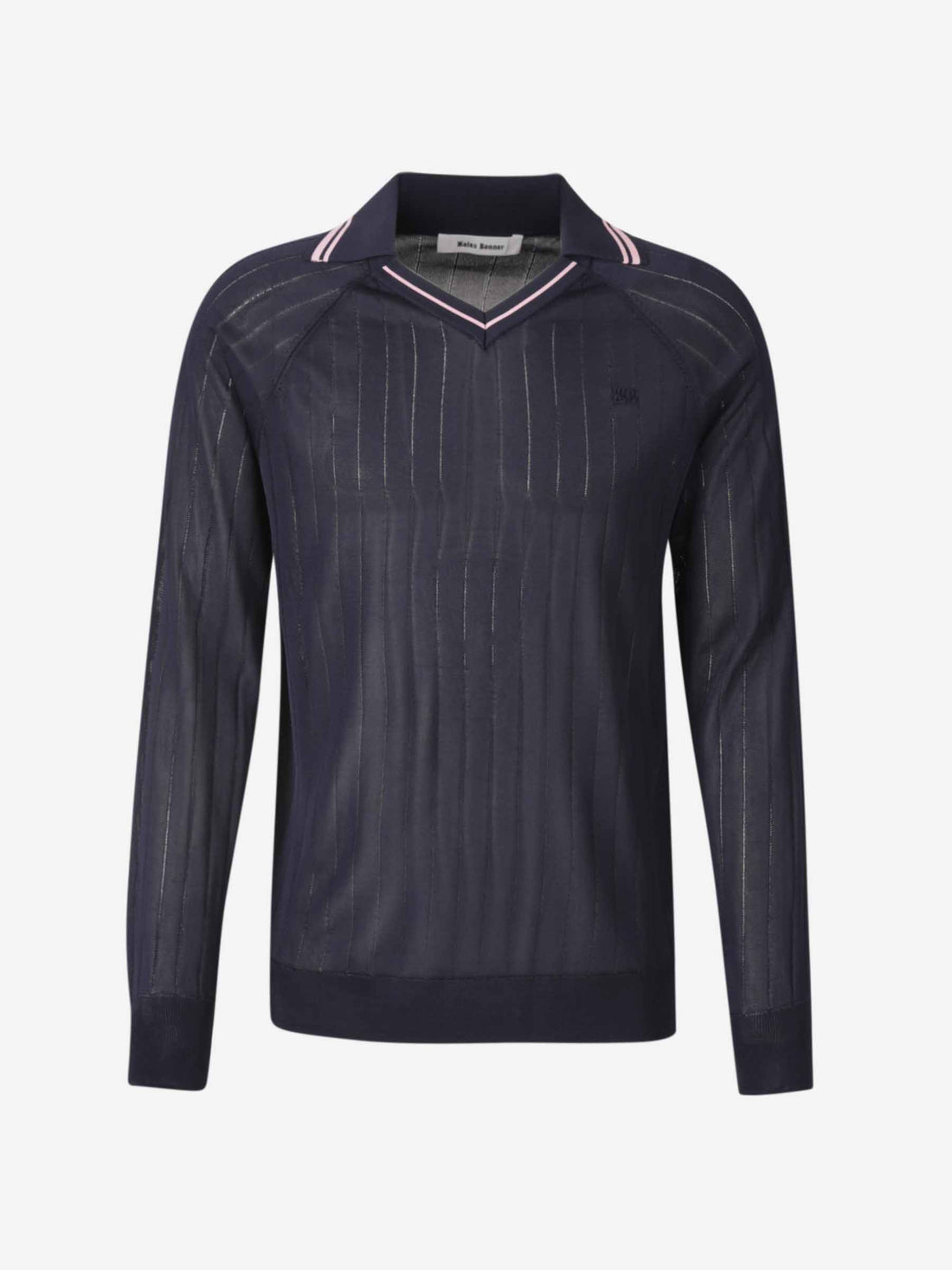 Wales Bonner Hombre Barcelona Camiseta Polo Roots color Azul Marino sku 551-000384 01 - Foto 1