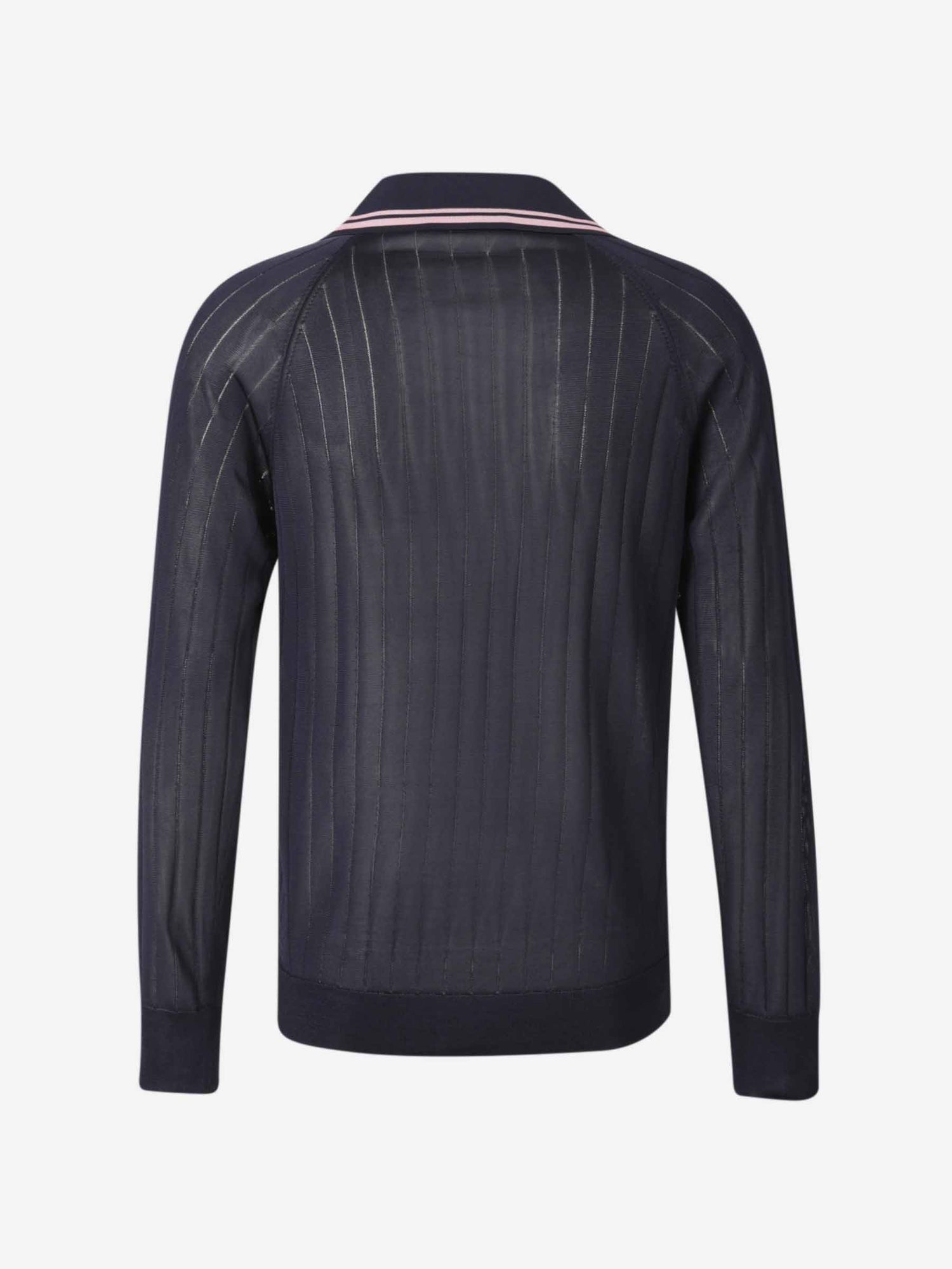 Wales Bonner Hombre Barcelona Camiseta Polo Roots color Azul Marino sku 551-000384 01 - Foto 2