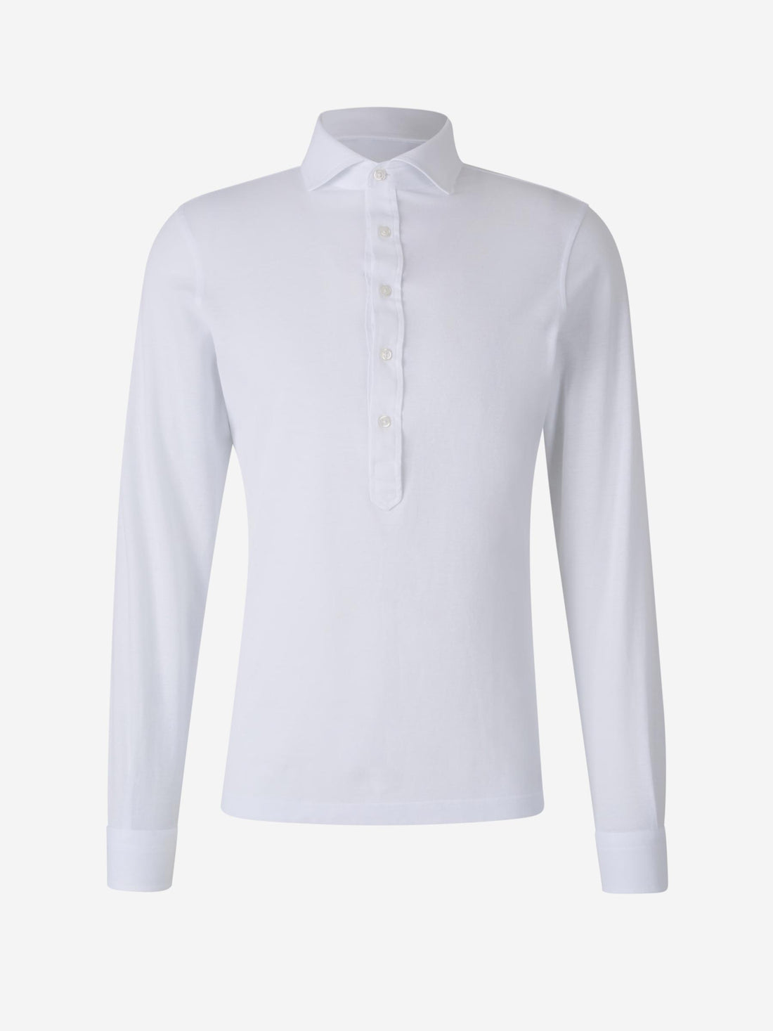 Gran Sasso Hombre Barcelona Polo Piqué Algodón color Blanco sku 551-000387 01 - Foto 1