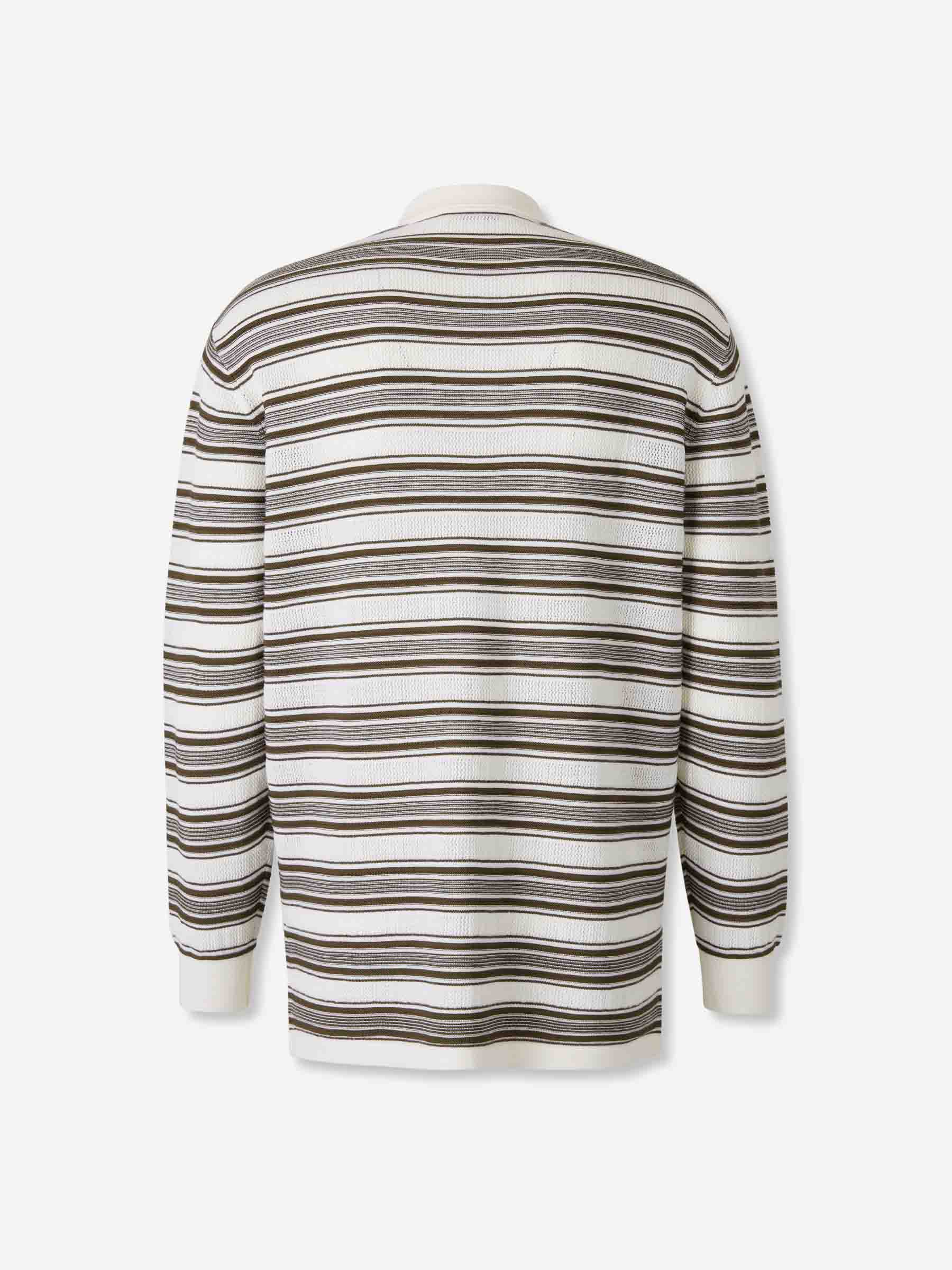 Outlet online Wales Bonner Hombre Polo Punto Lana color Beige sku 551-000394 01 - Foto 2