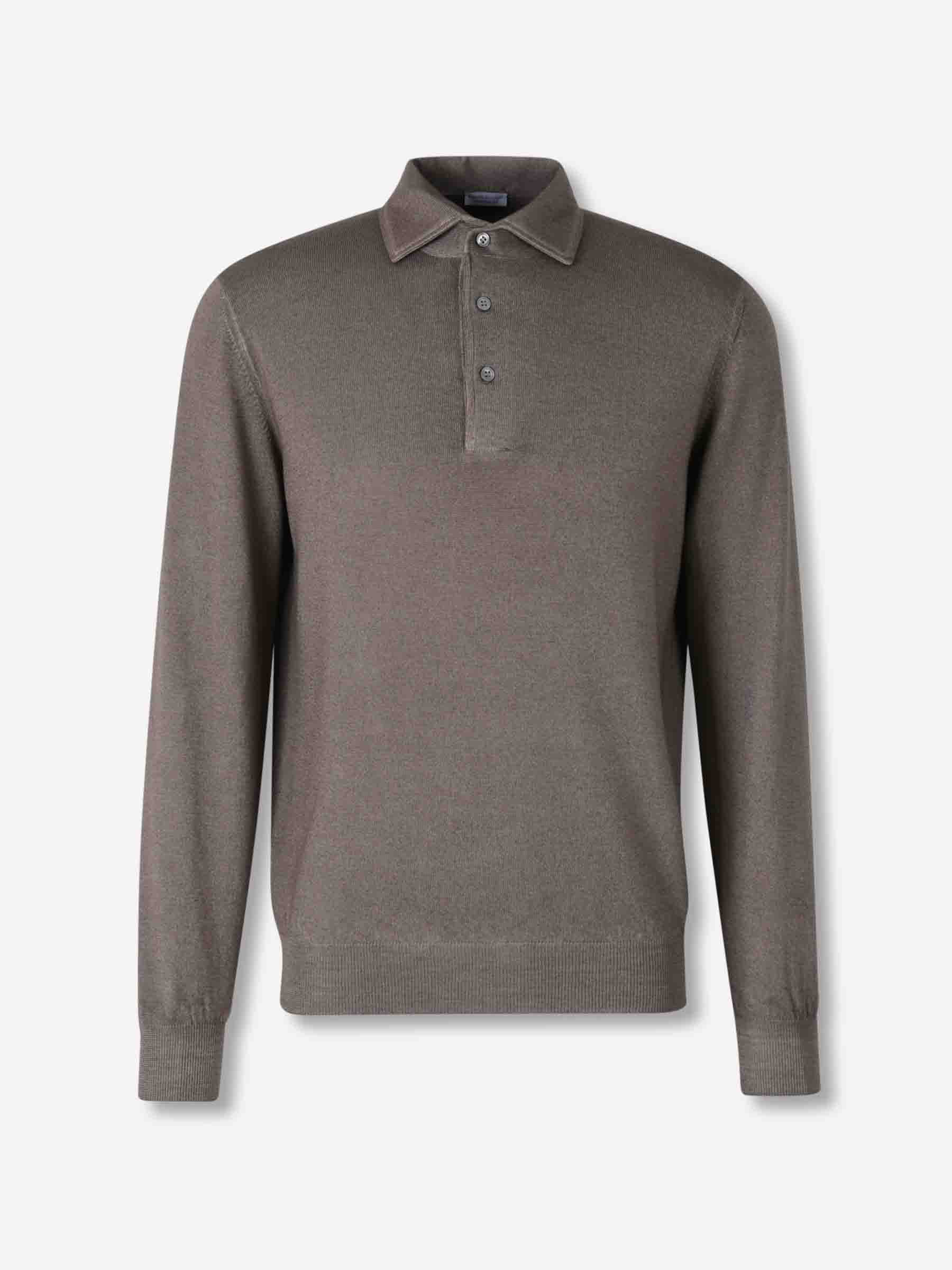 Outlet online Santa Eulalia Hombre Jersey Cuello Polo color Marrón sku 551-000406 01 - Foto 1