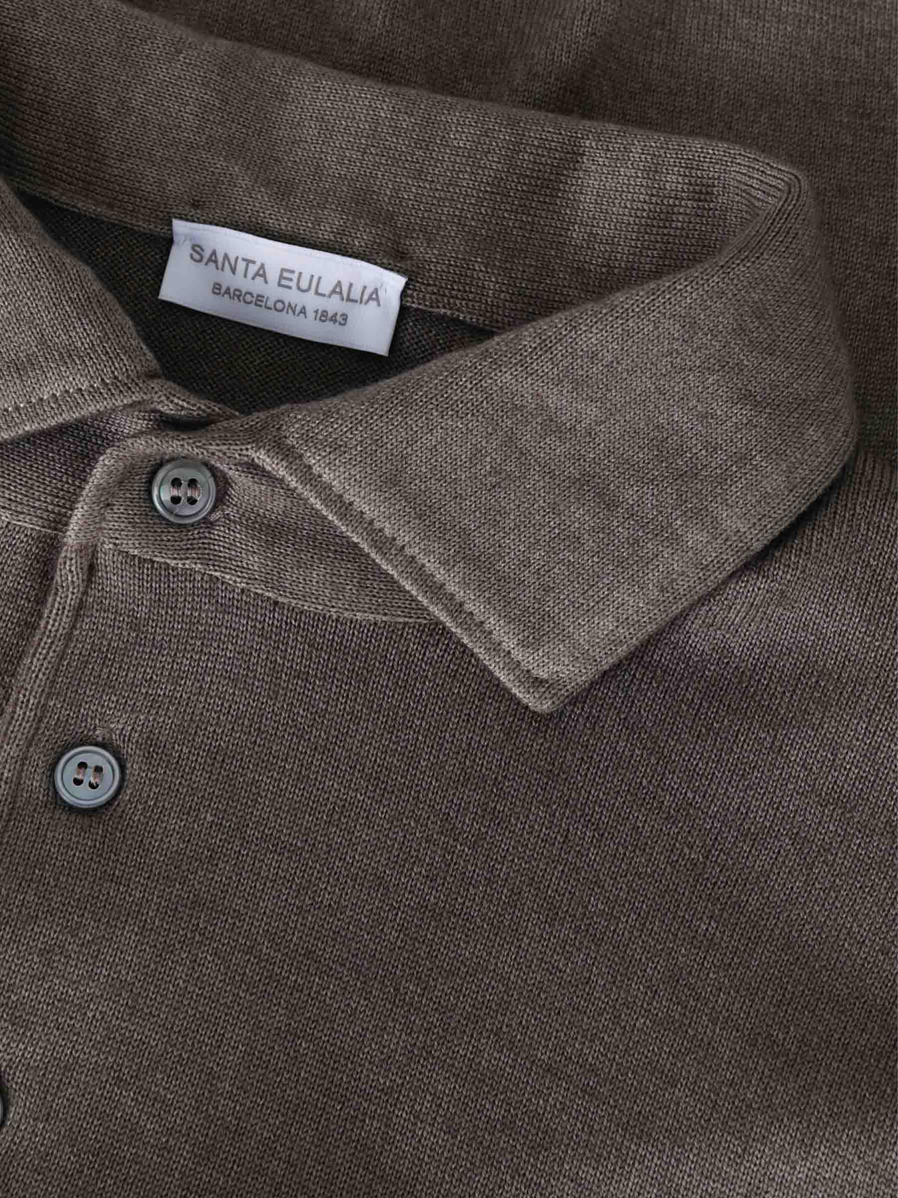 Outlet online Santa Eulalia Hombre Jersey Cuello Polo color Marrón sku 551-000406 01 - Foto 3